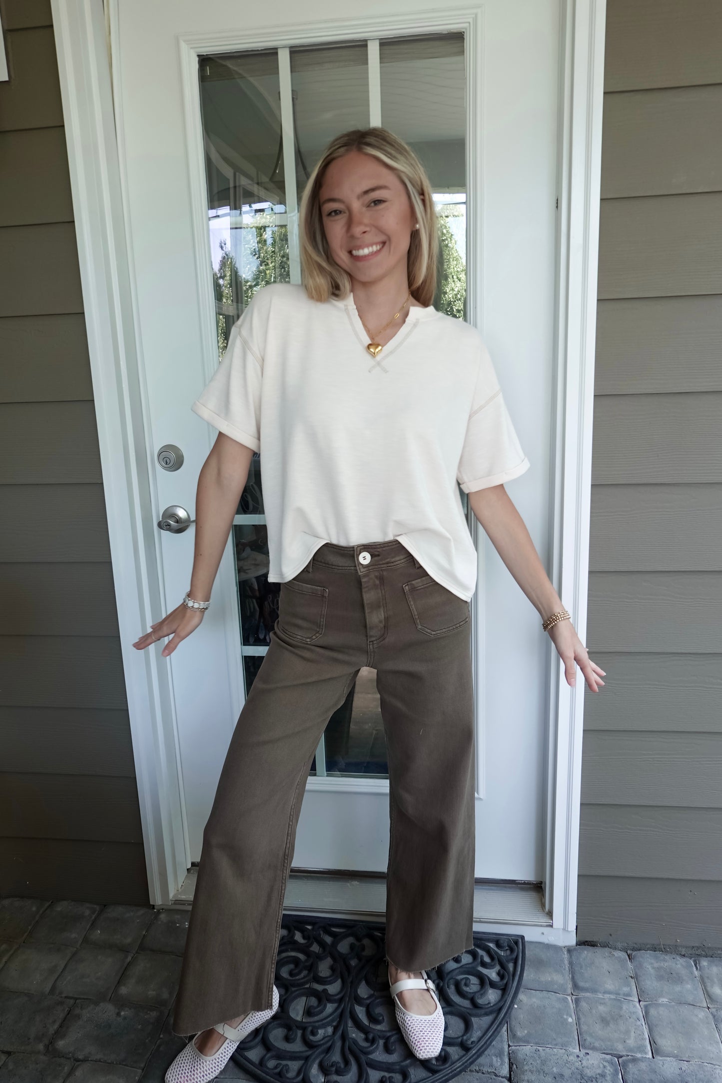 Clara Short Sleeve Top