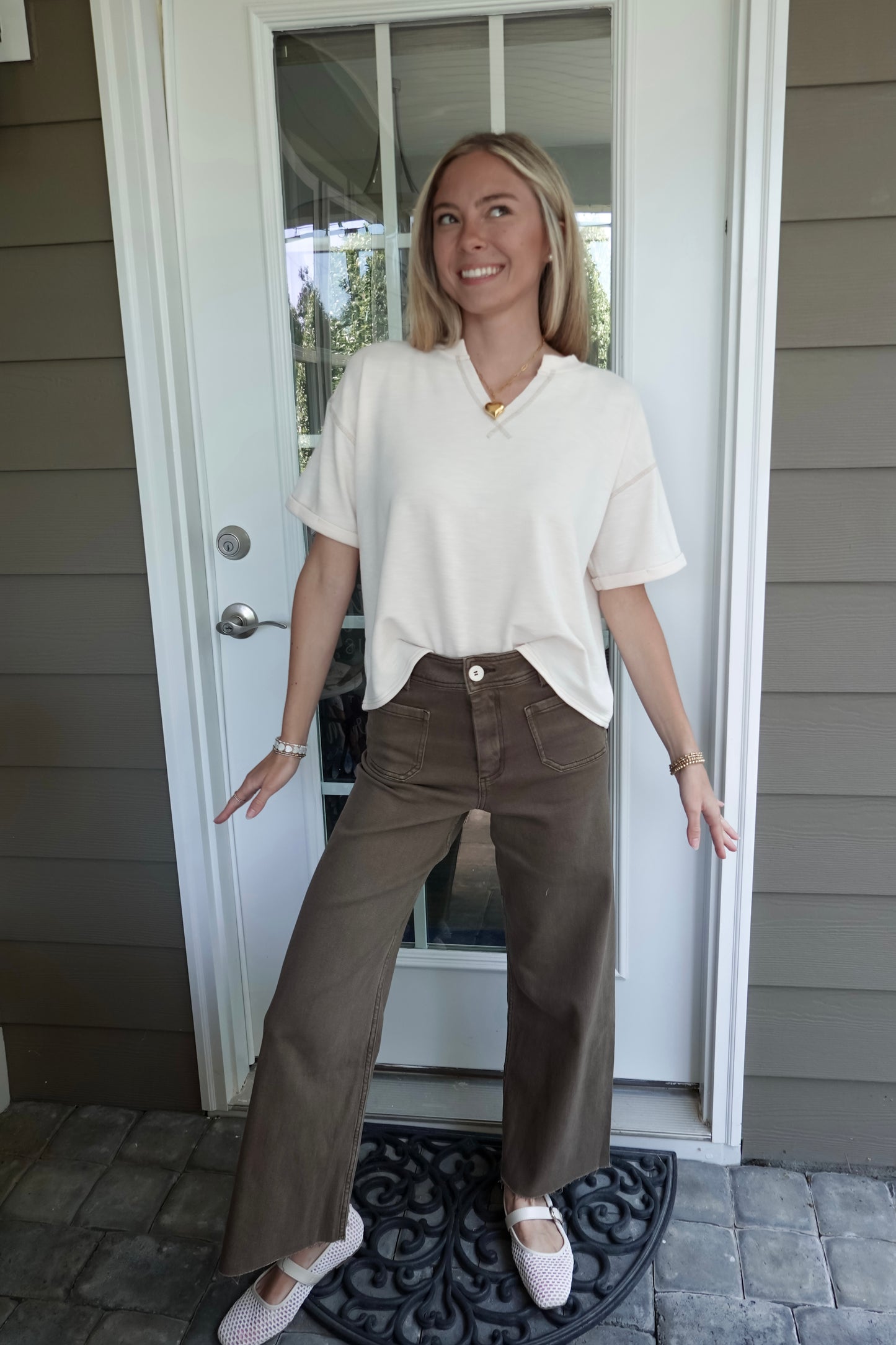 Clara Short Sleeve Top