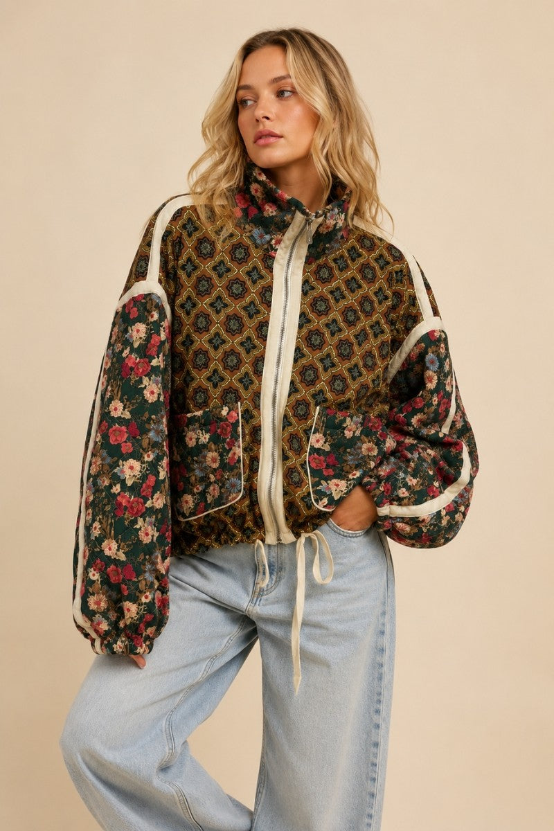 Kali Patchwork Quilted Jacket