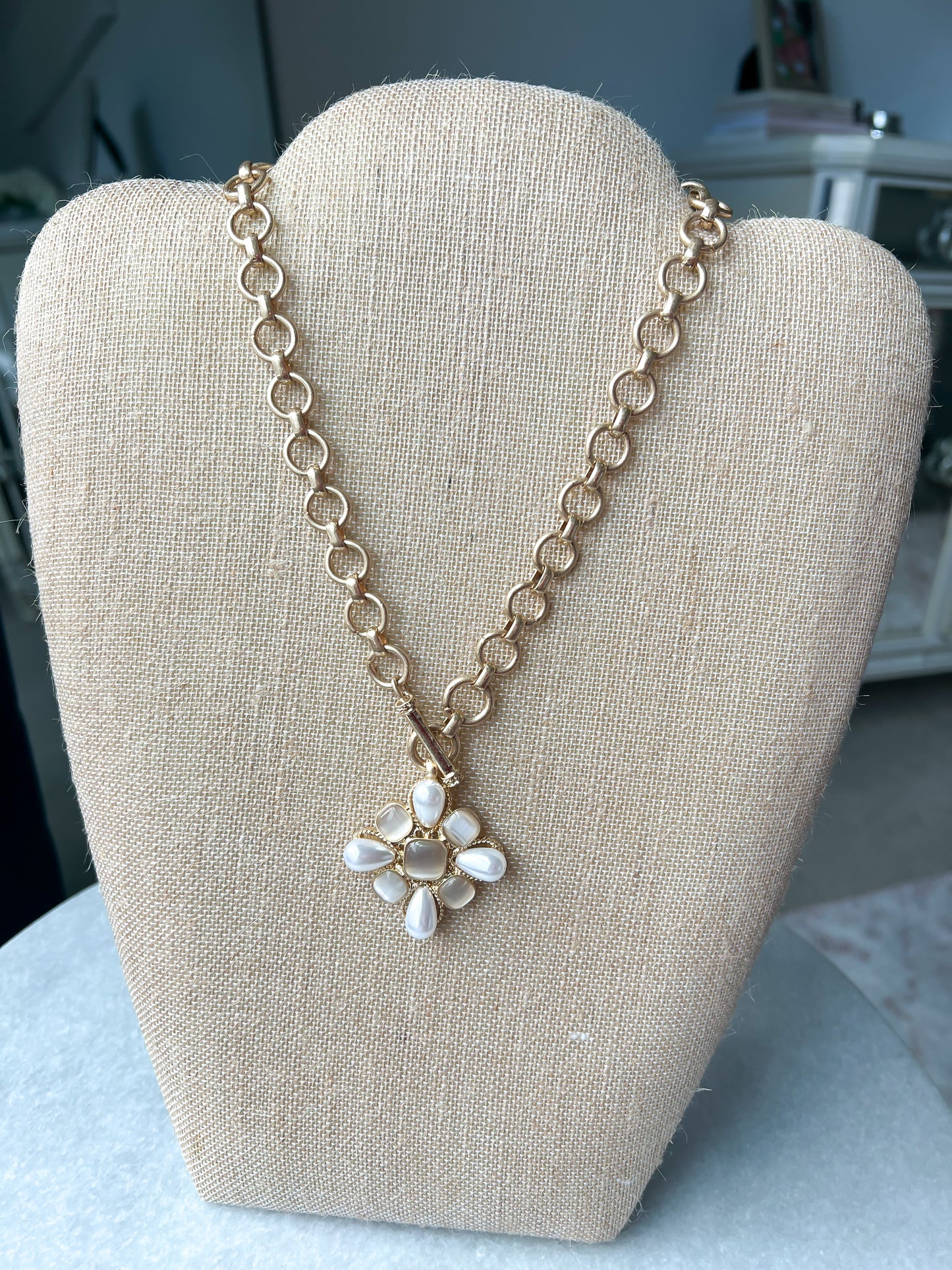 Cross Statement Necklace