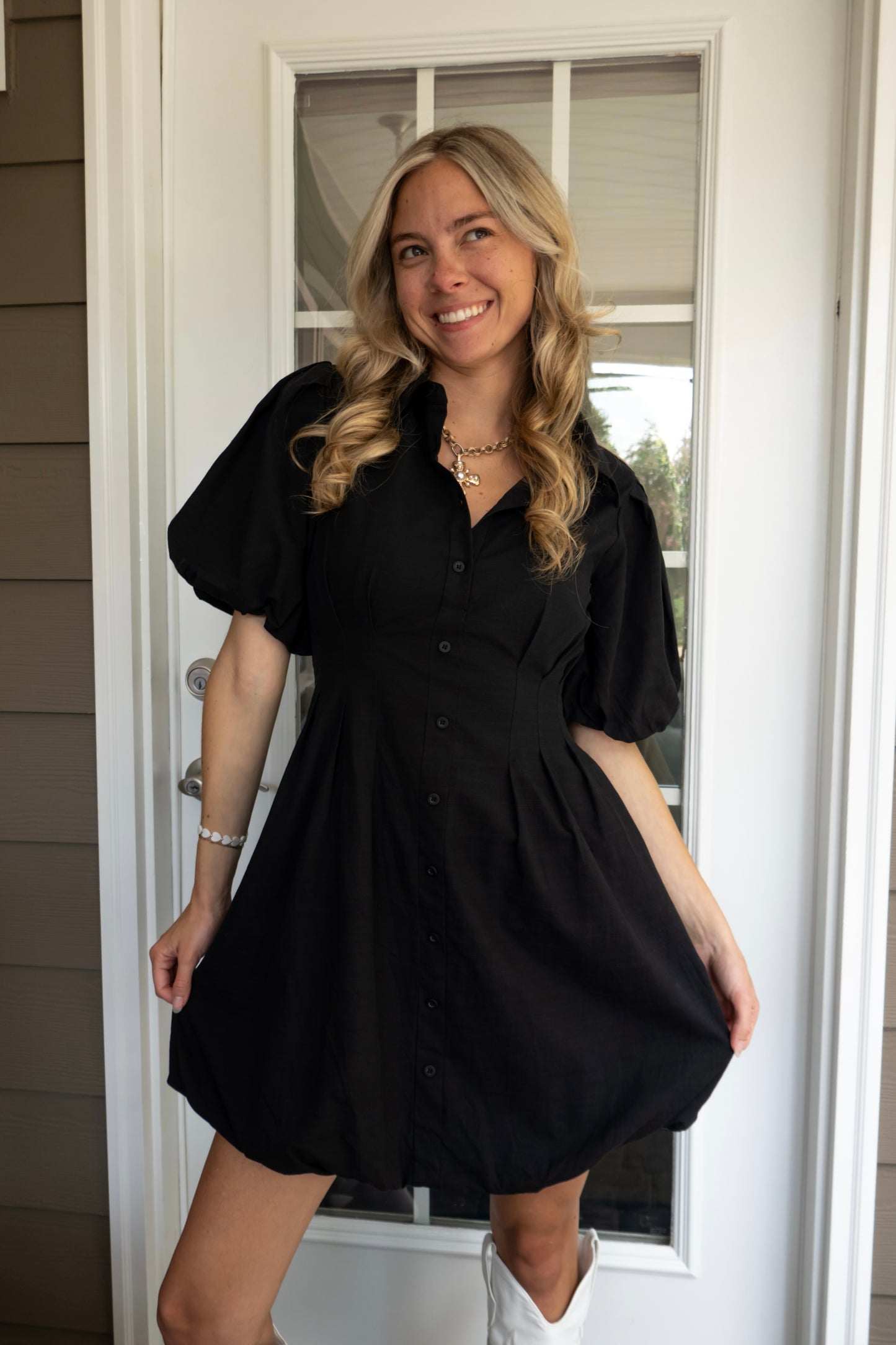 Bella Bubble Mini Dress