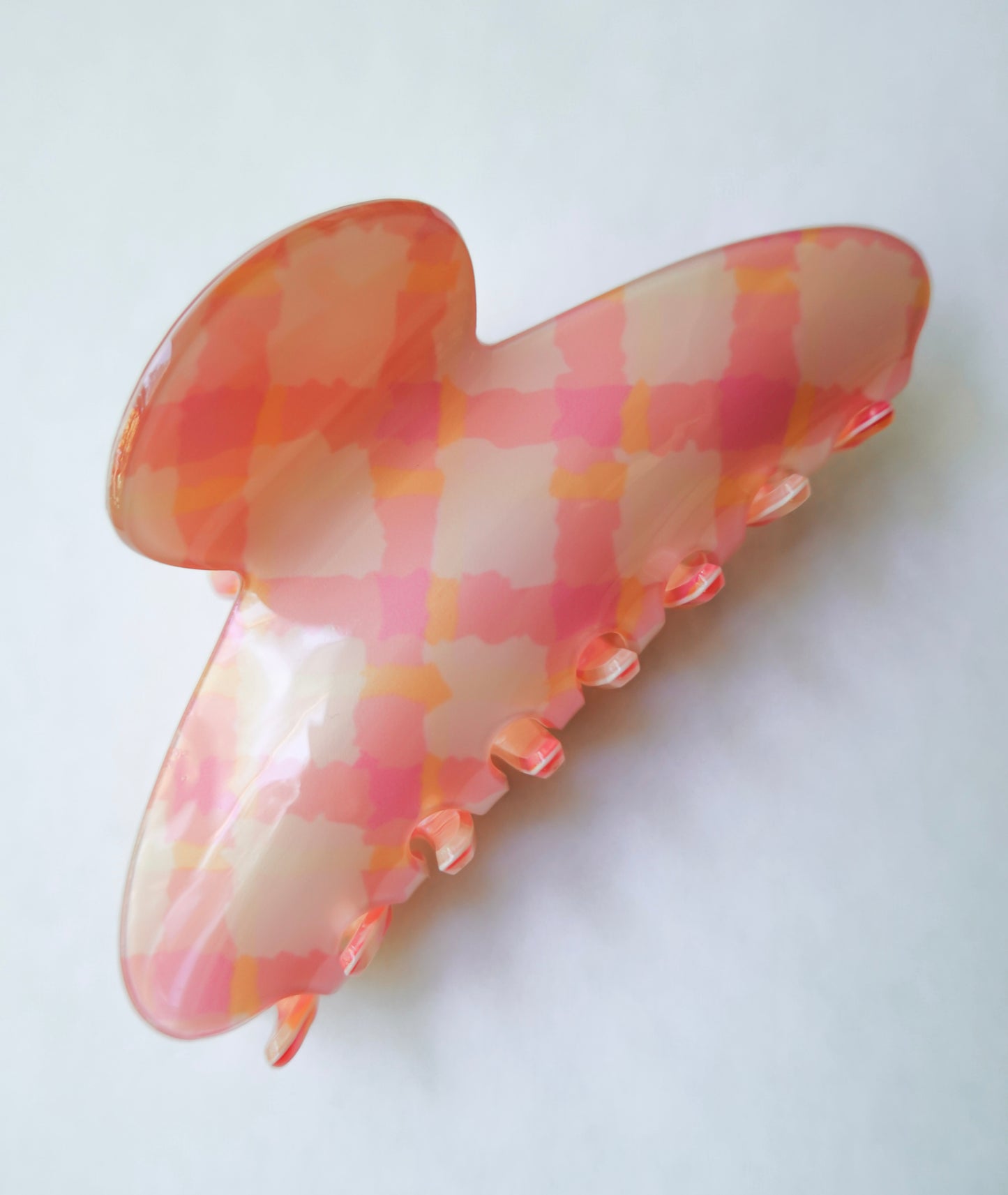 Plaid Claw Clip