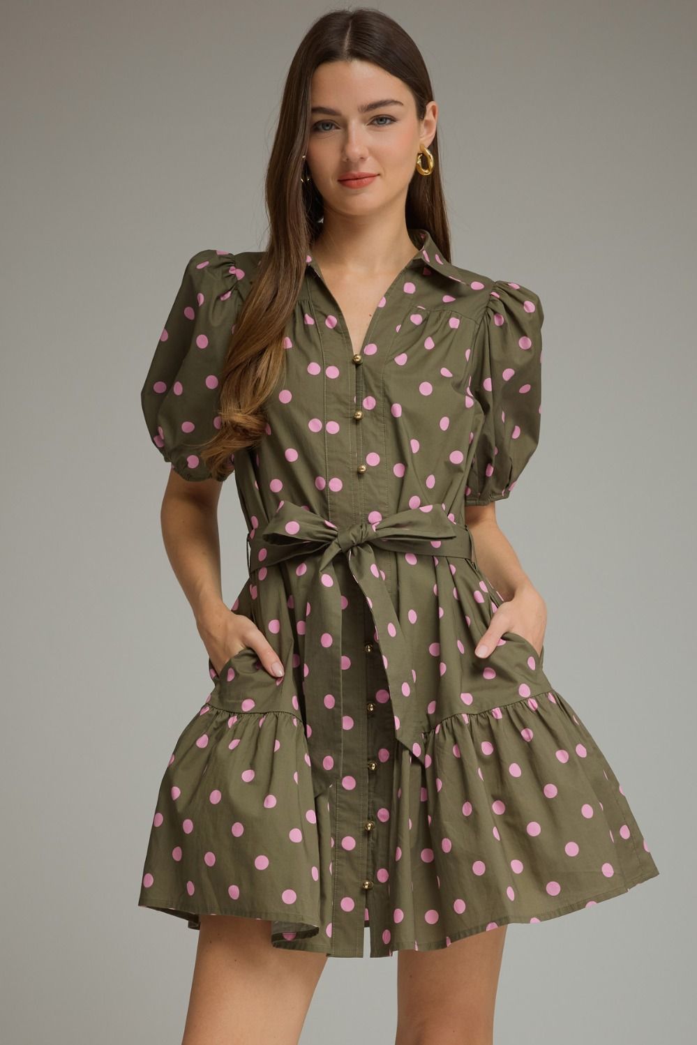 Carolina Polka Dot Mini Dress