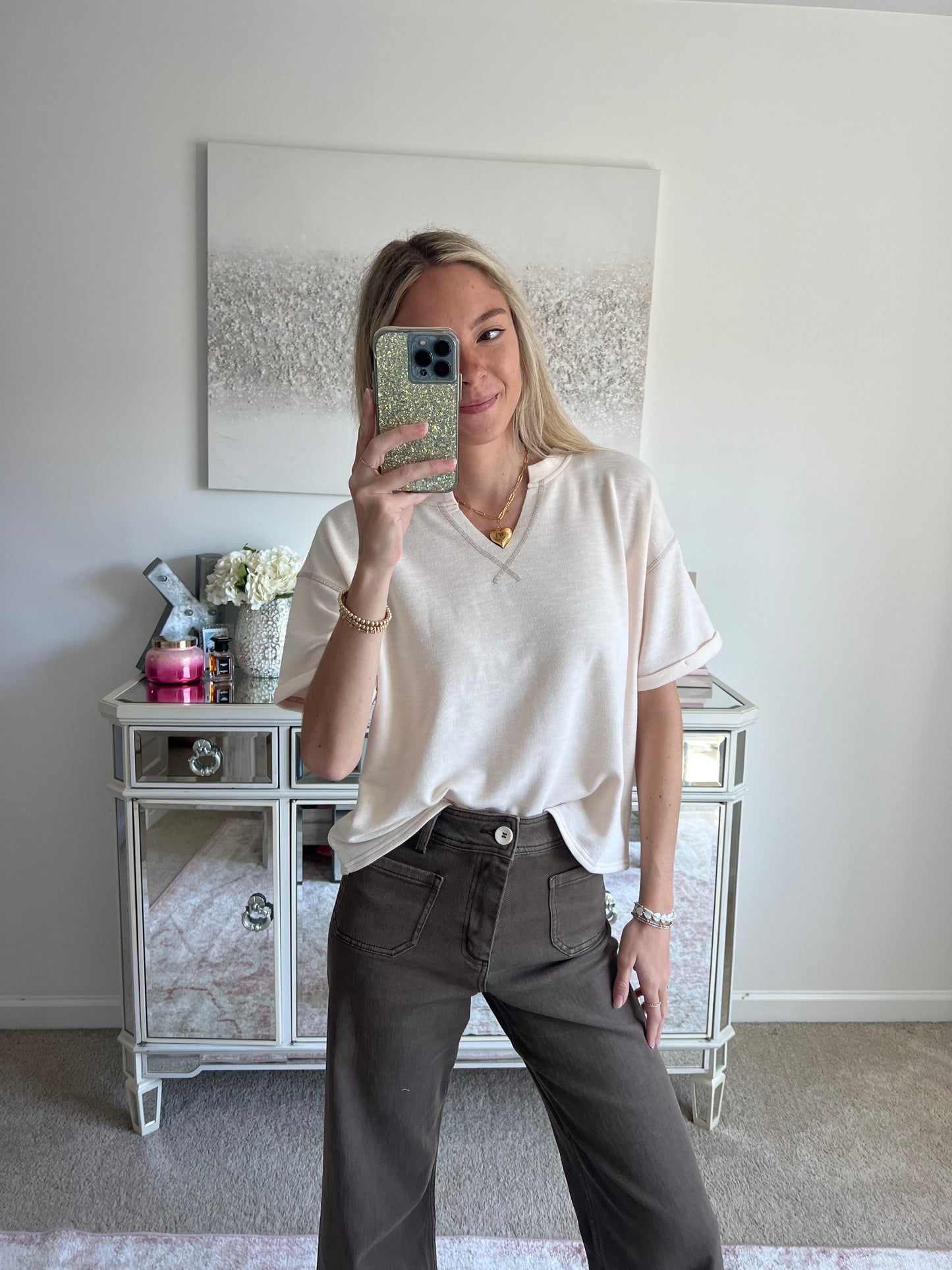 Clara Short Sleeve Top