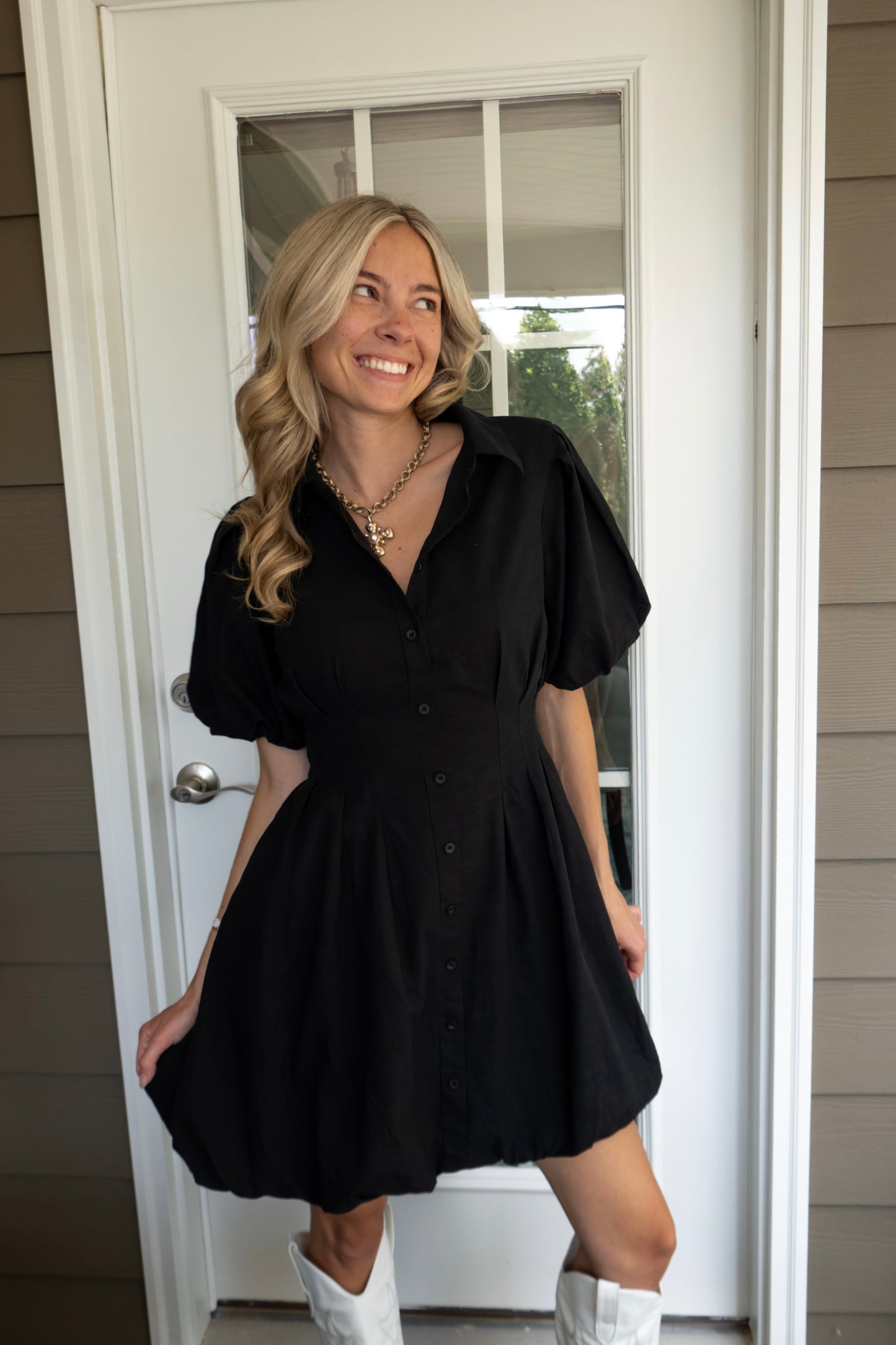 Bella Bubble Mini Dress