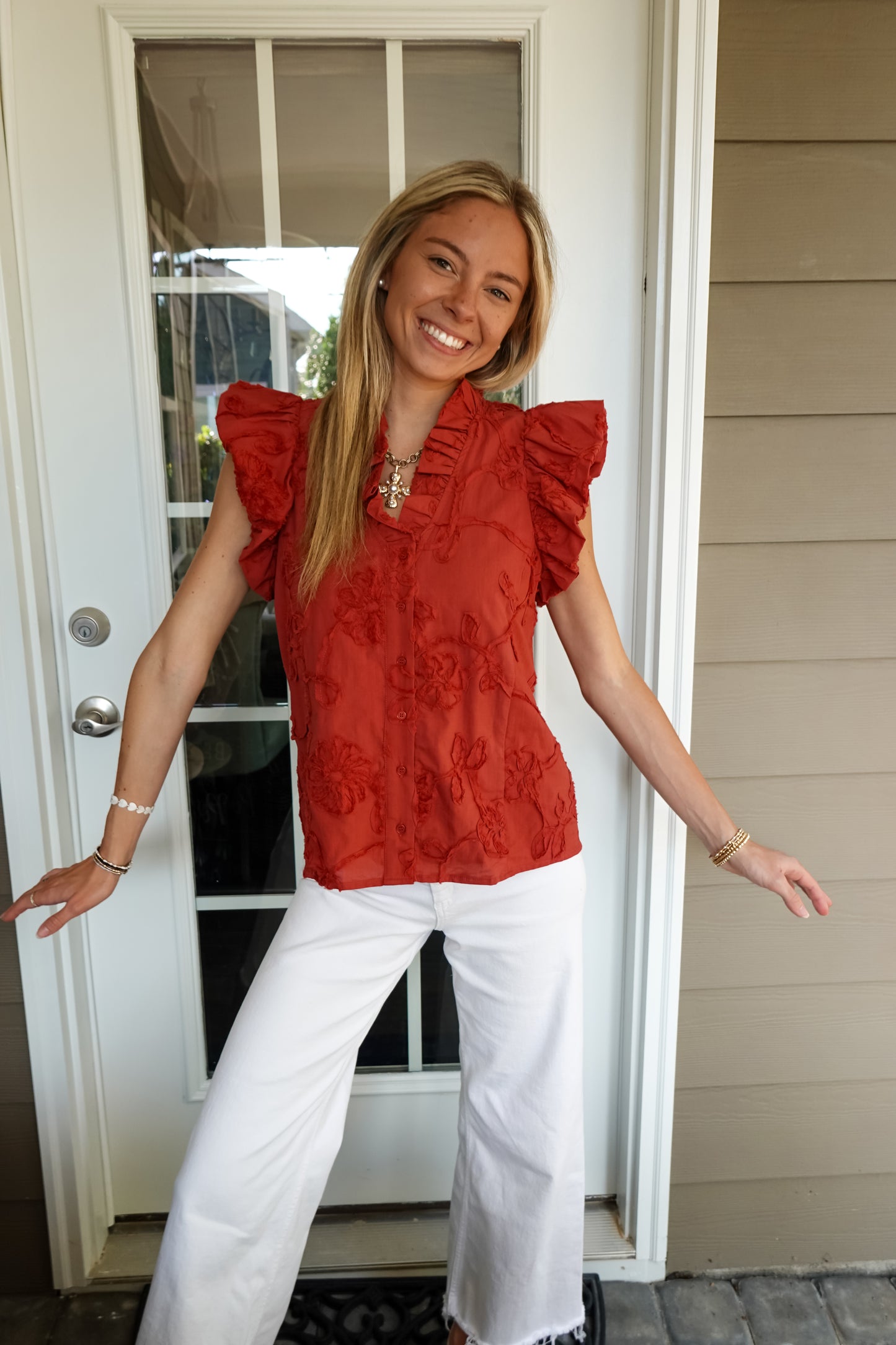 Charlotte Short Sleeve Top