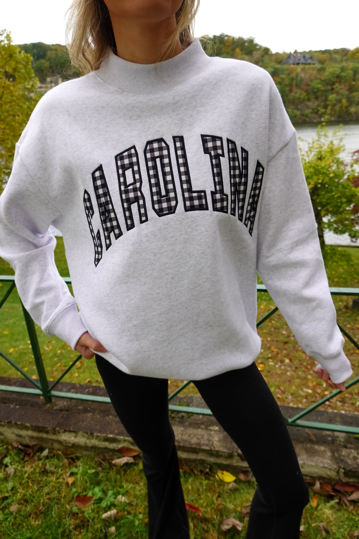 Carolina Mock Neck Sweatshirt