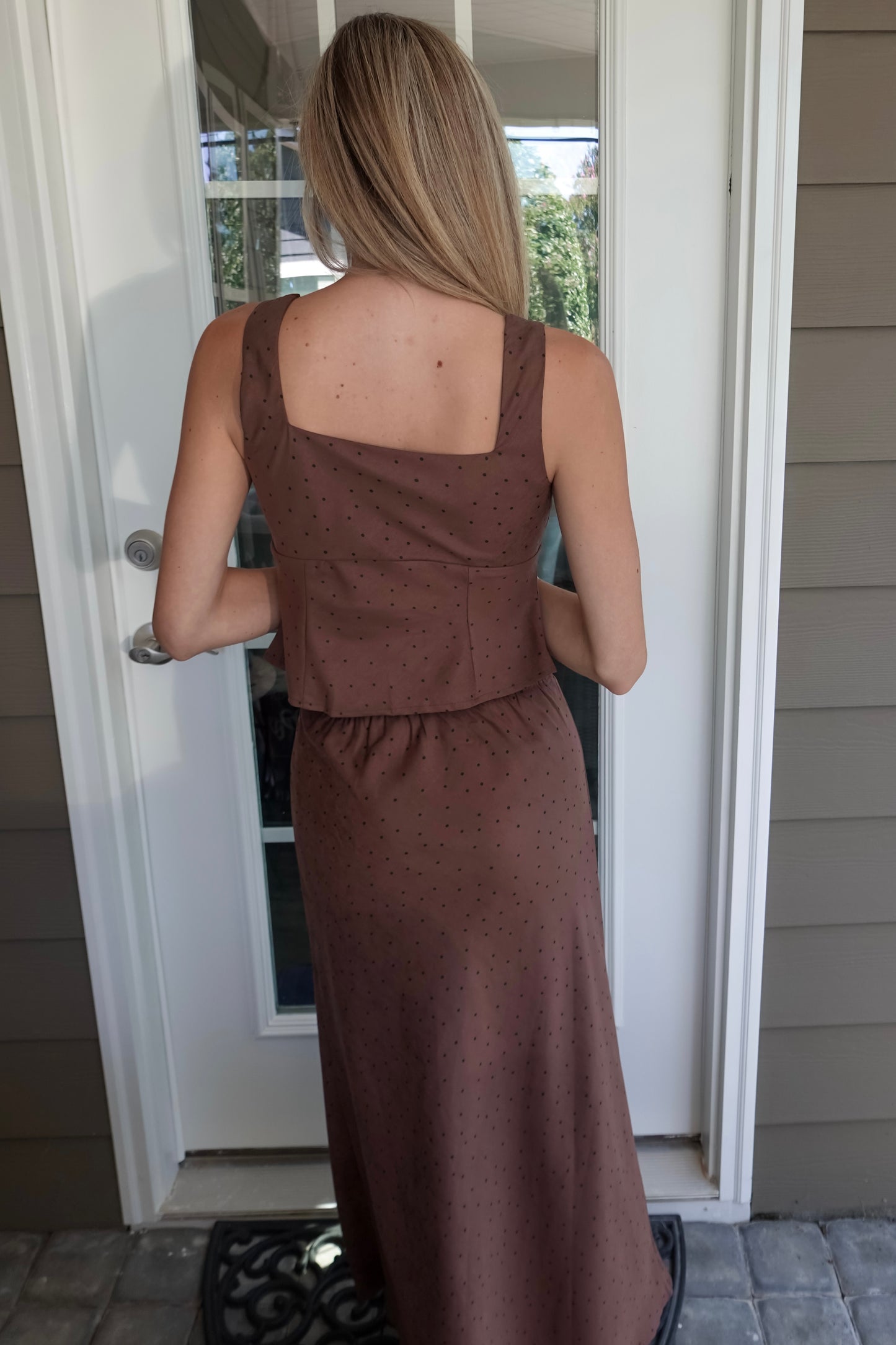 Paige Polka Dot Maxi Skirt