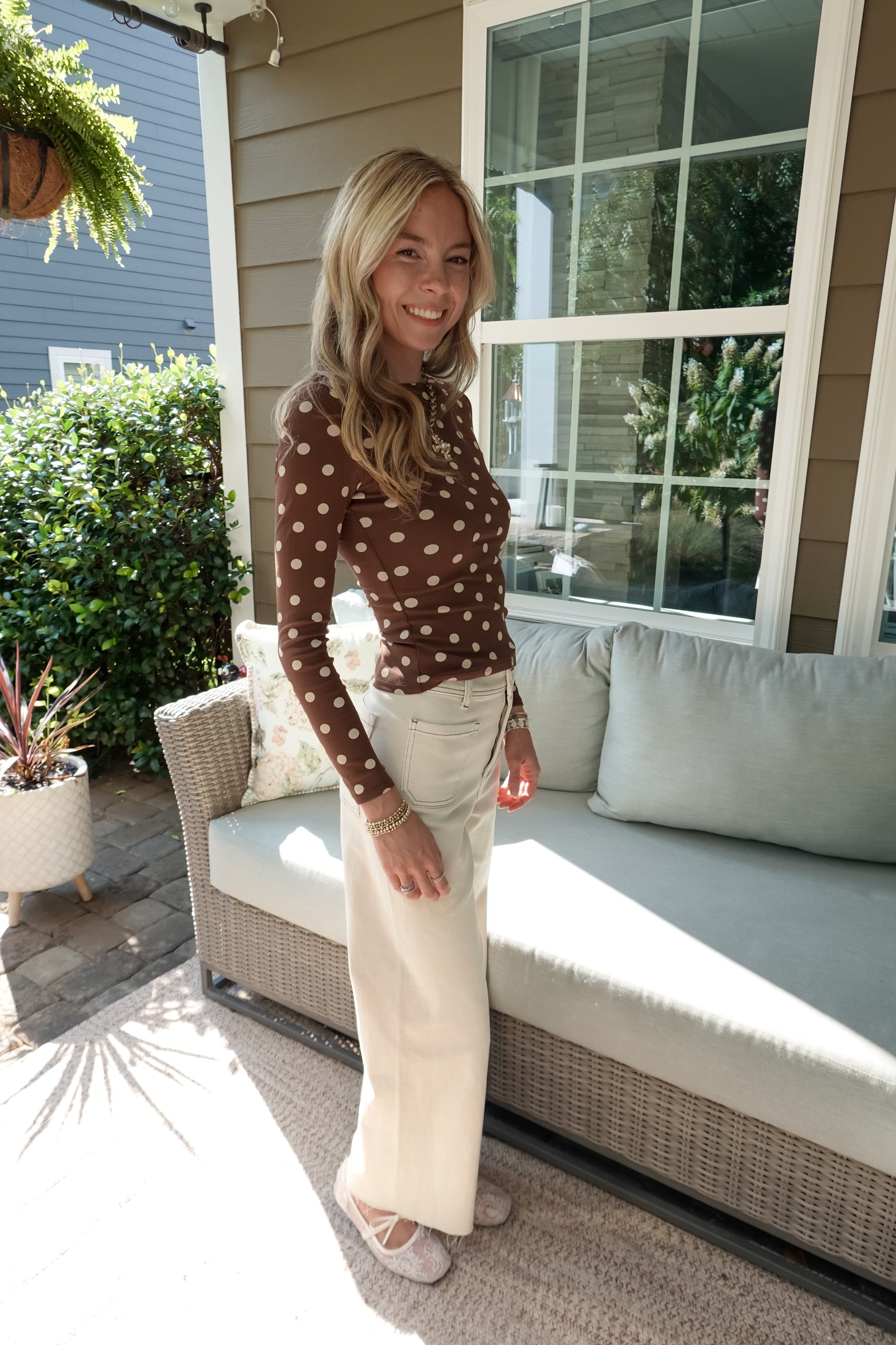 Posie Polka Dot Long Sleeve