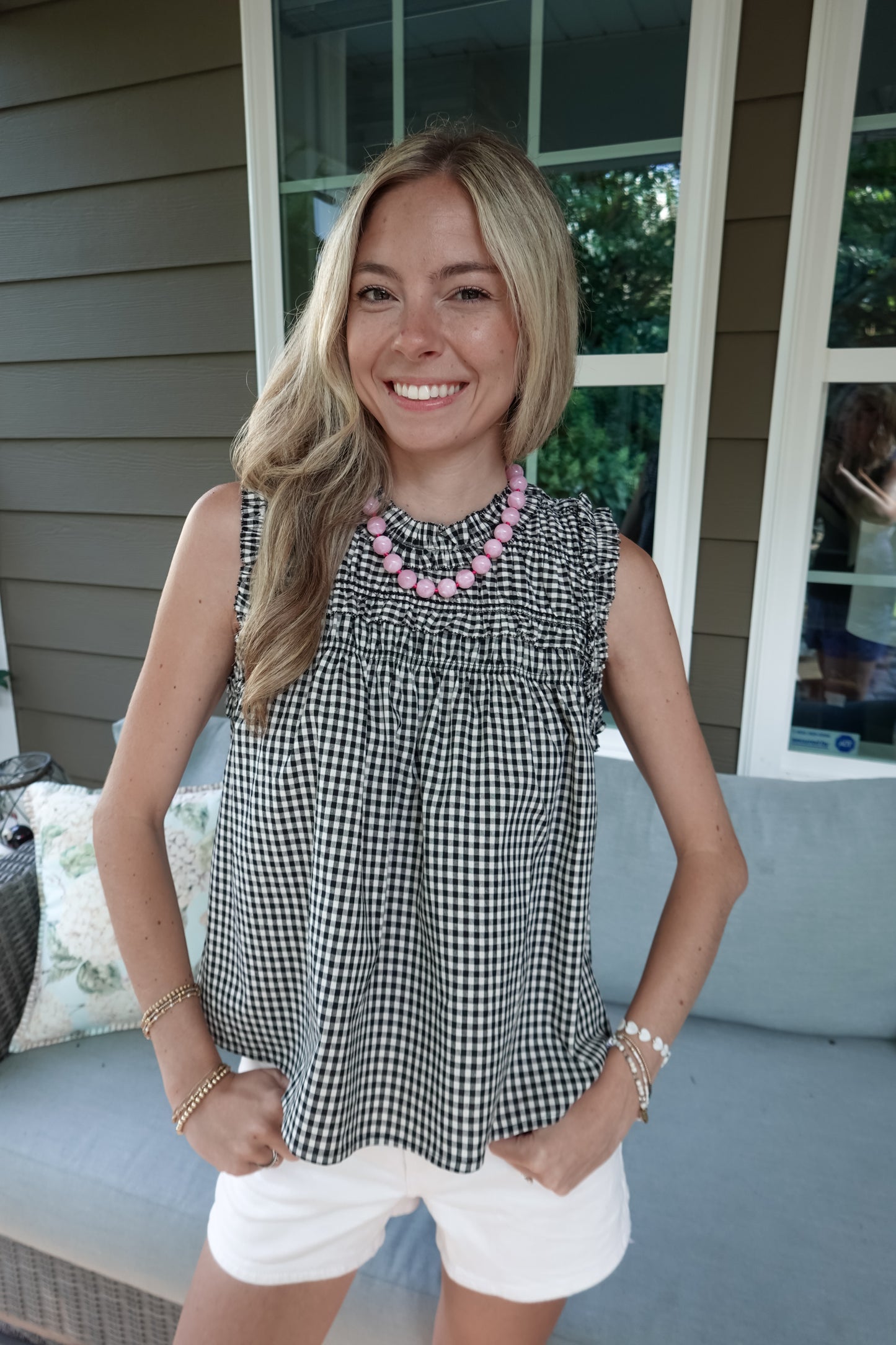 Gabby Gingham Top