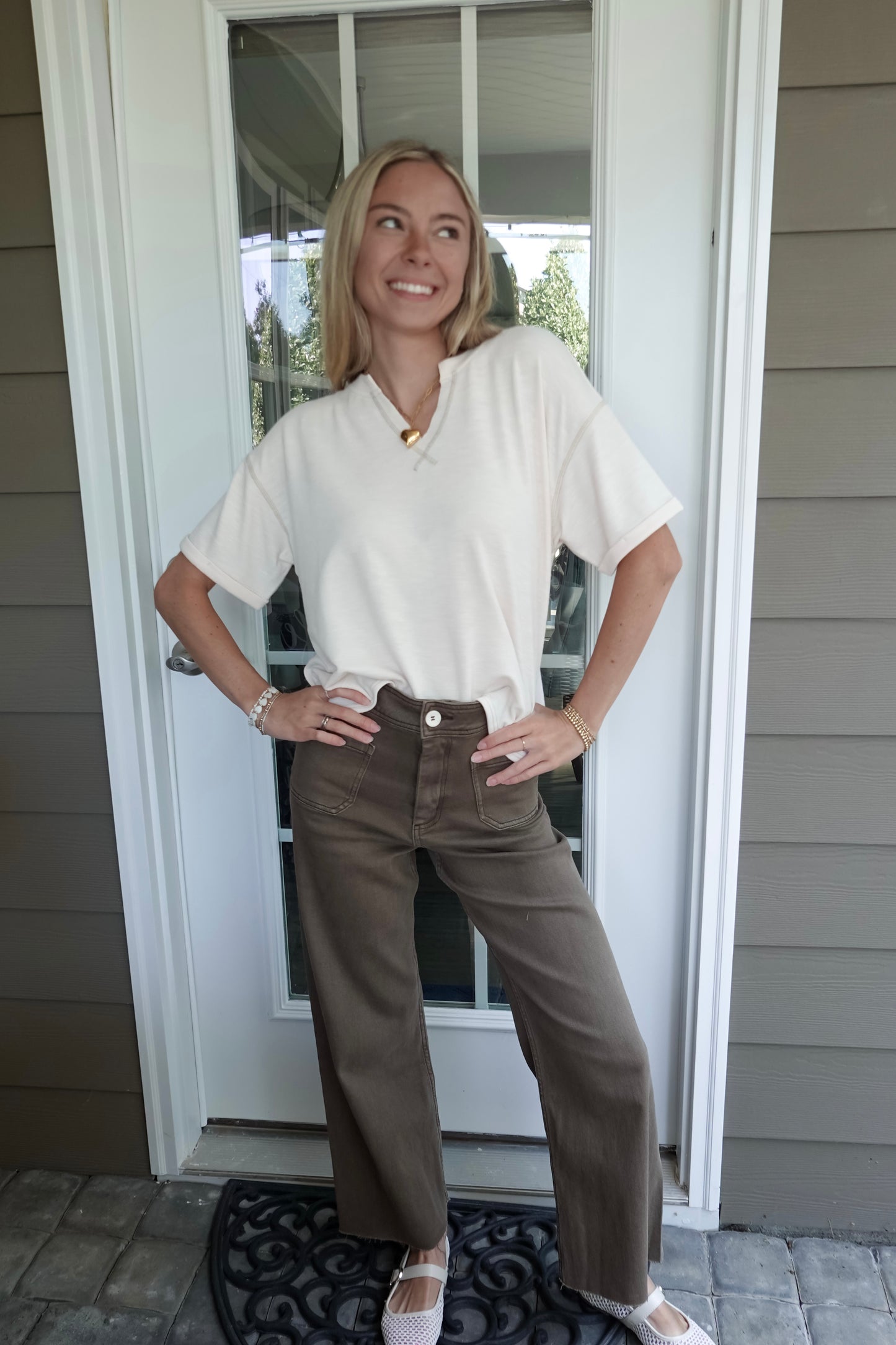 Clara Short Sleeve Top