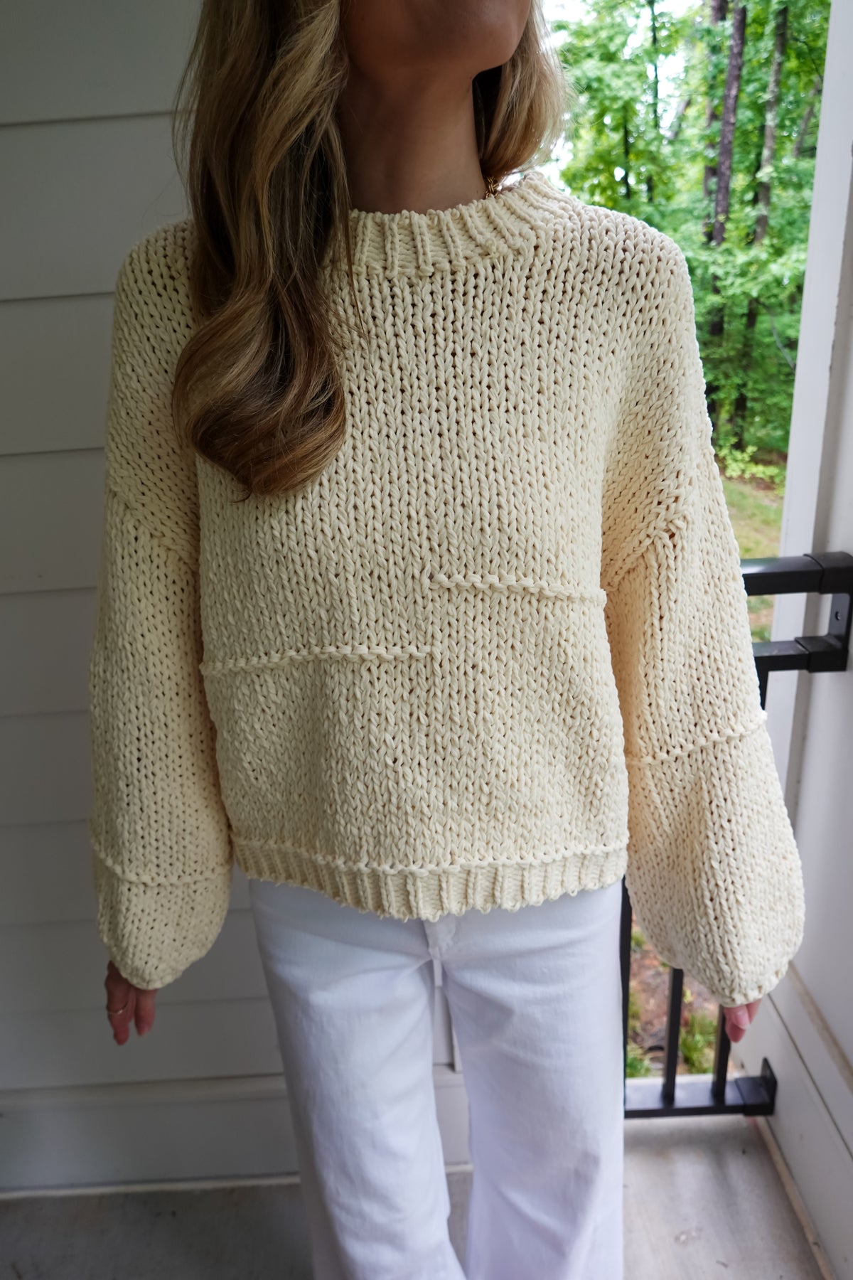 Cal Chunky Knit Yellow Sweater
