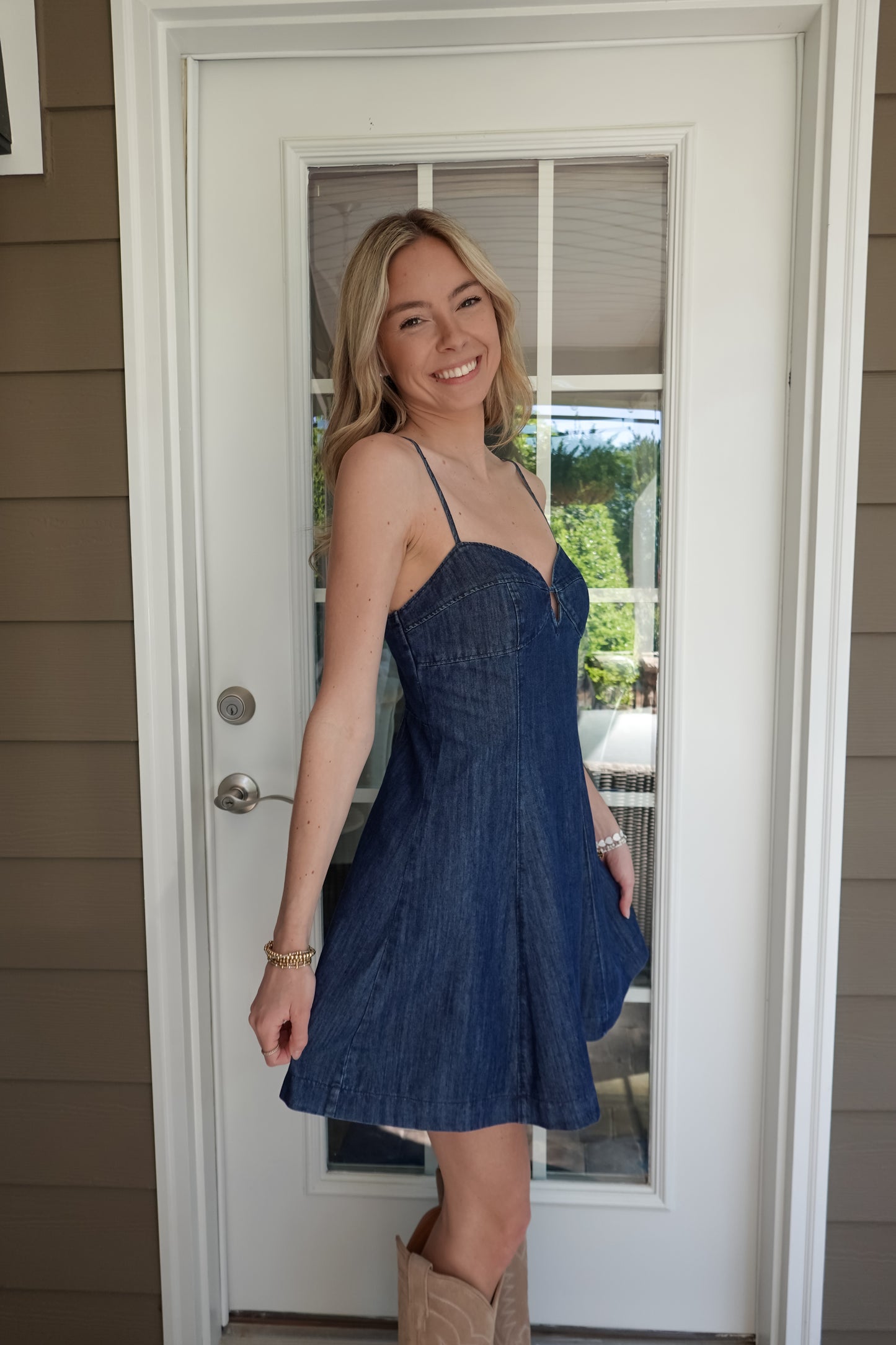 Emilia Denim Mini Dress