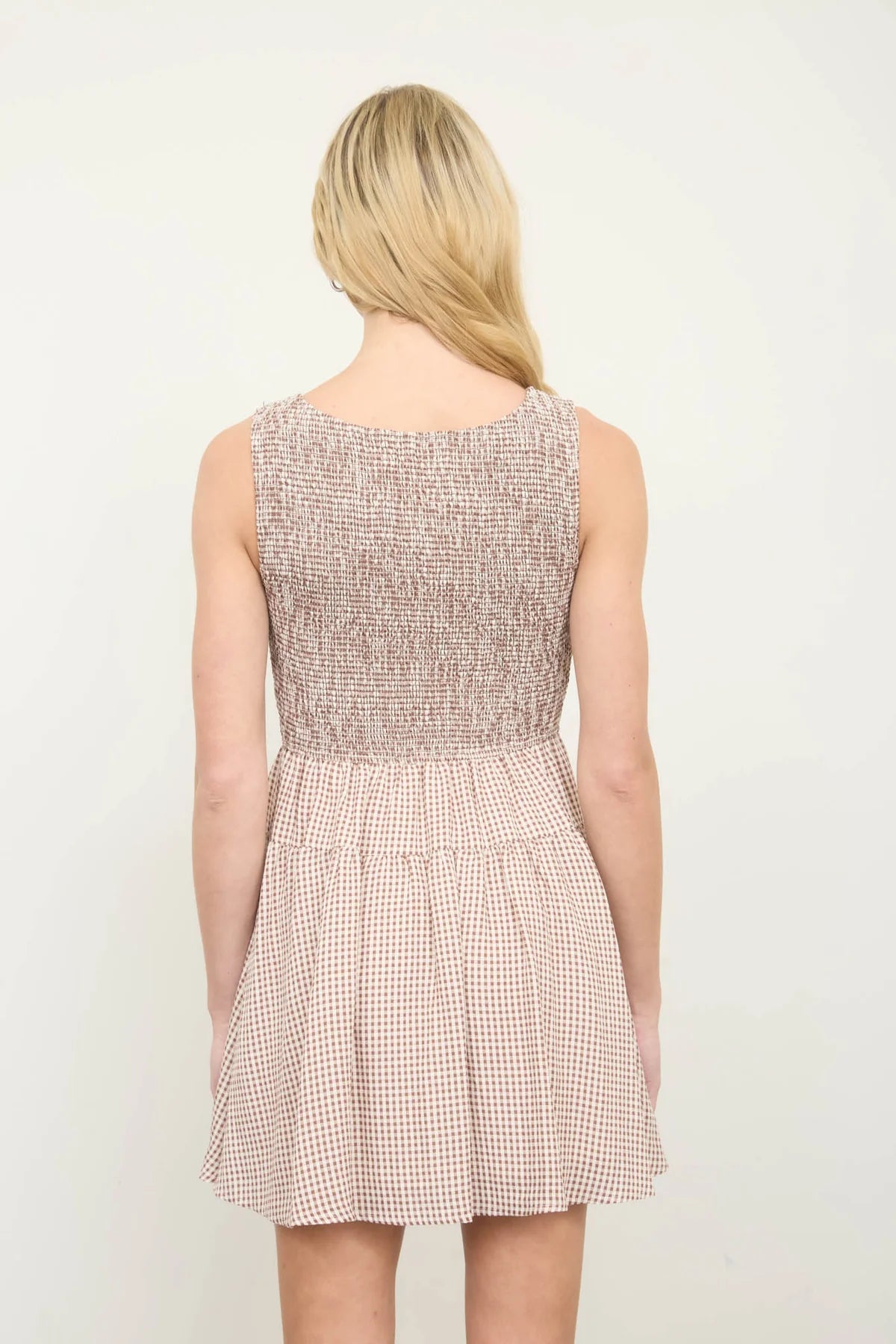 Gia Gingham Mini Dress