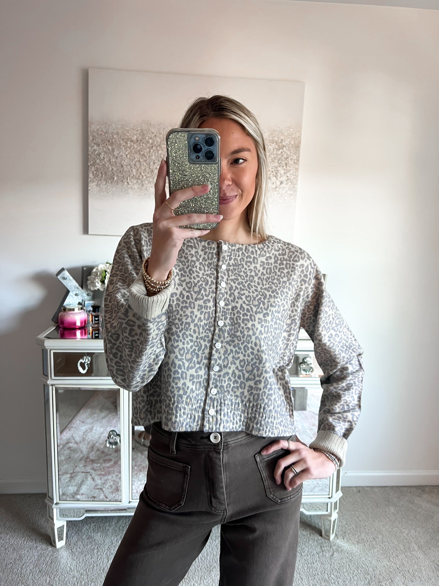 Leopard Long Sleeve Cardigan