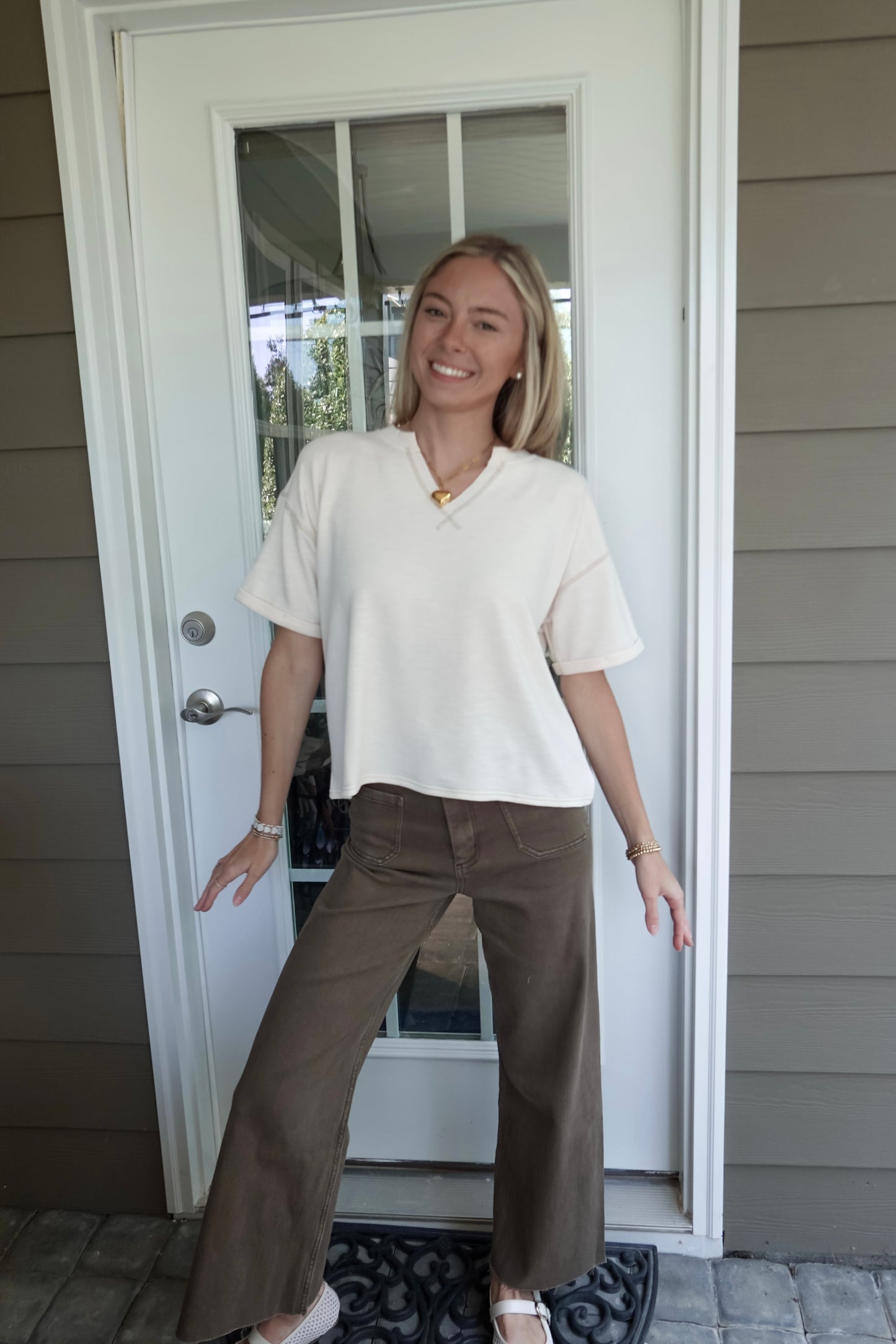 Clara Short Sleeve Top