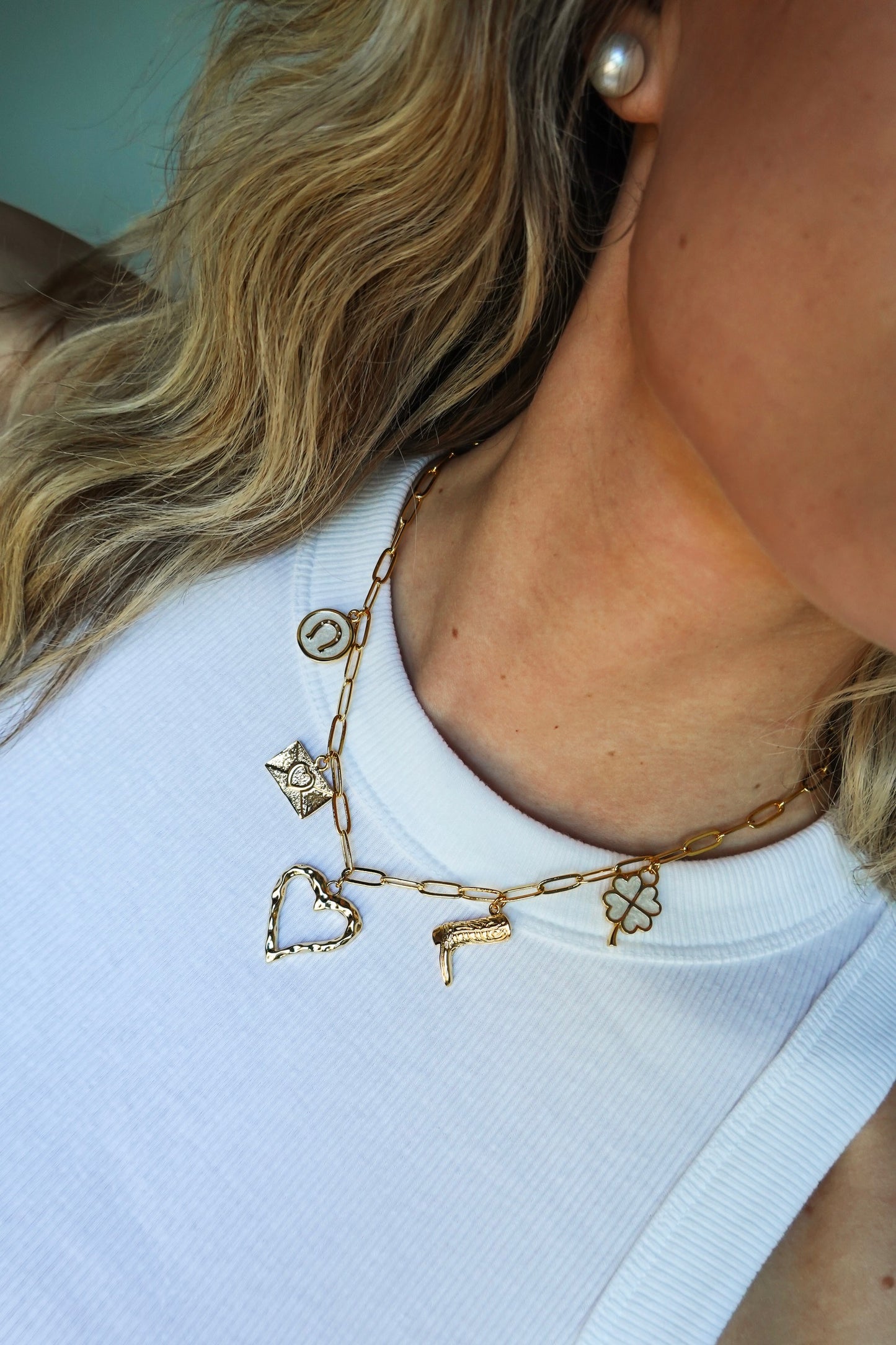 Letter to the South Charm Necklace