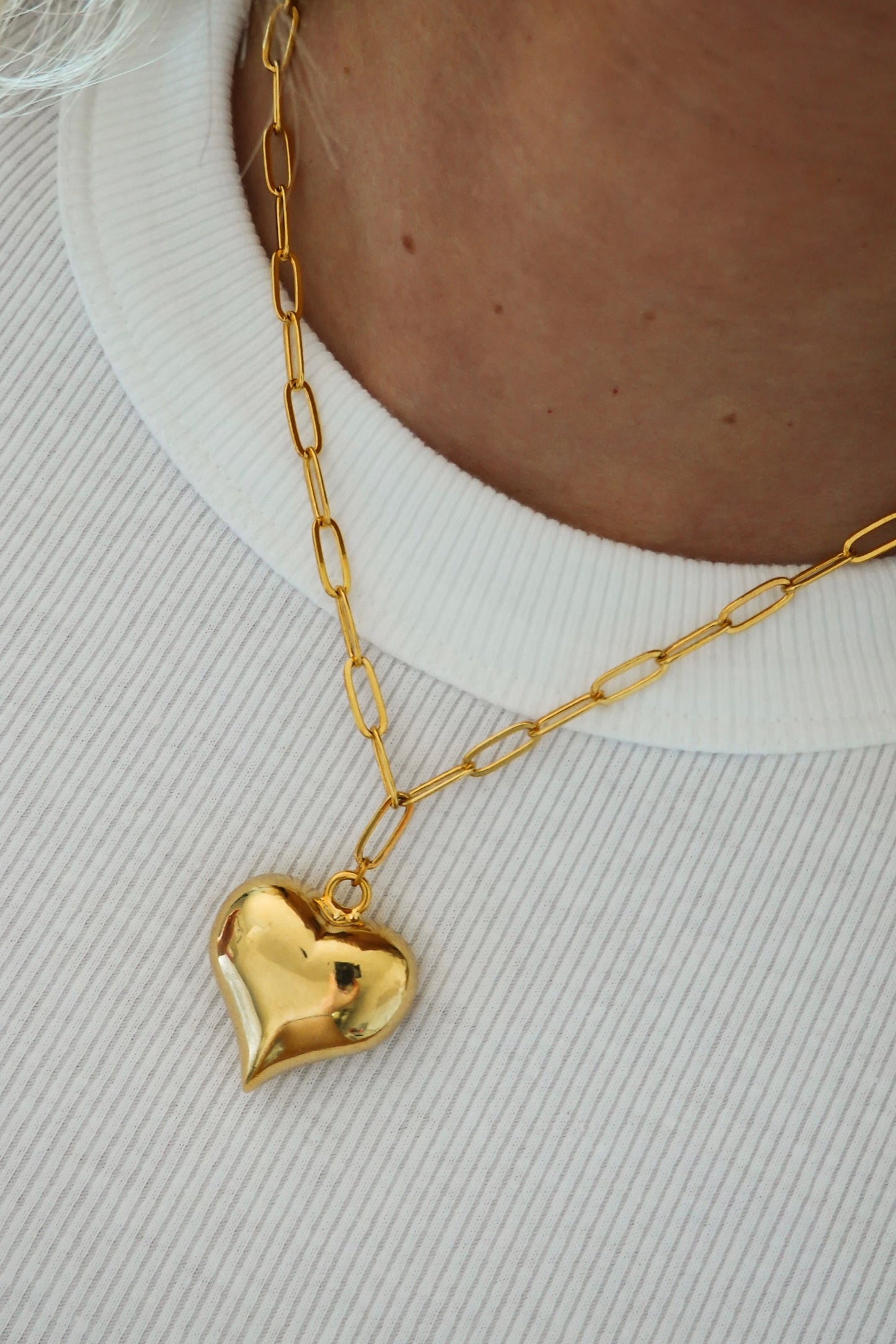 Puffy Heart Necklace