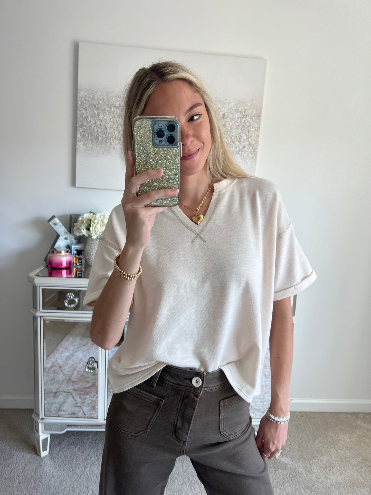Clara Short Sleeve Top
