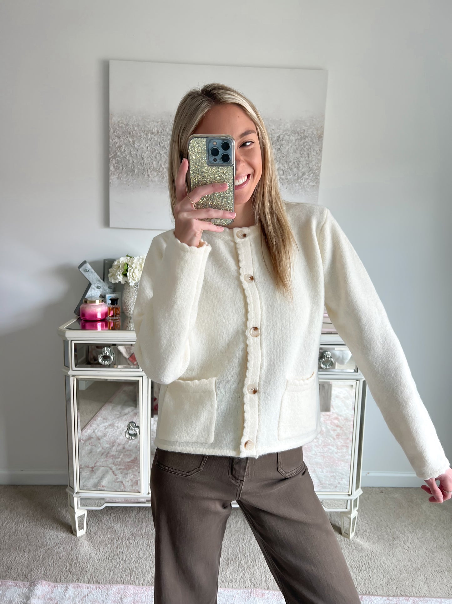 Scarlett Scalloped Cardigan