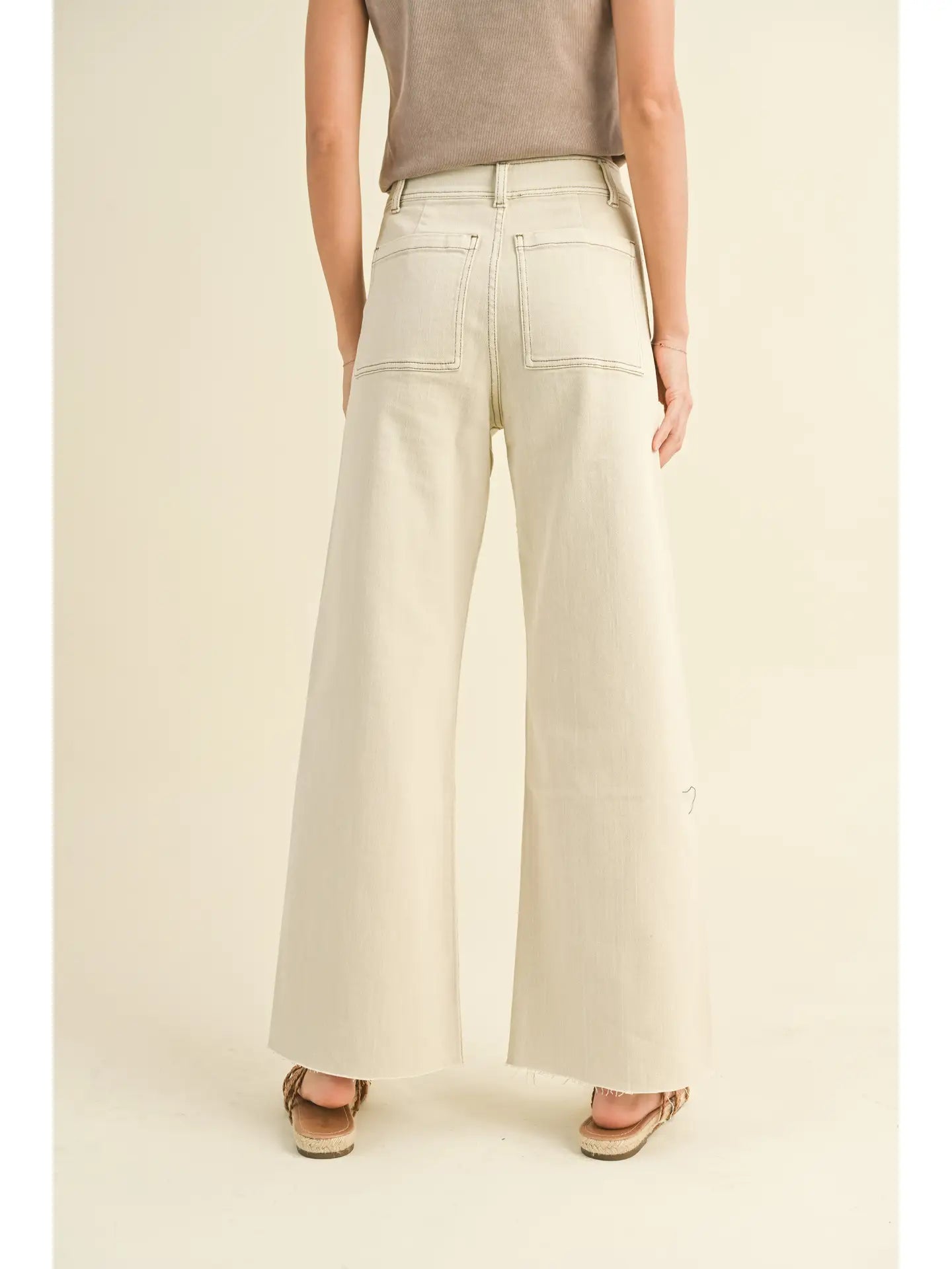 Zoe Striaght Wide Leg Pants