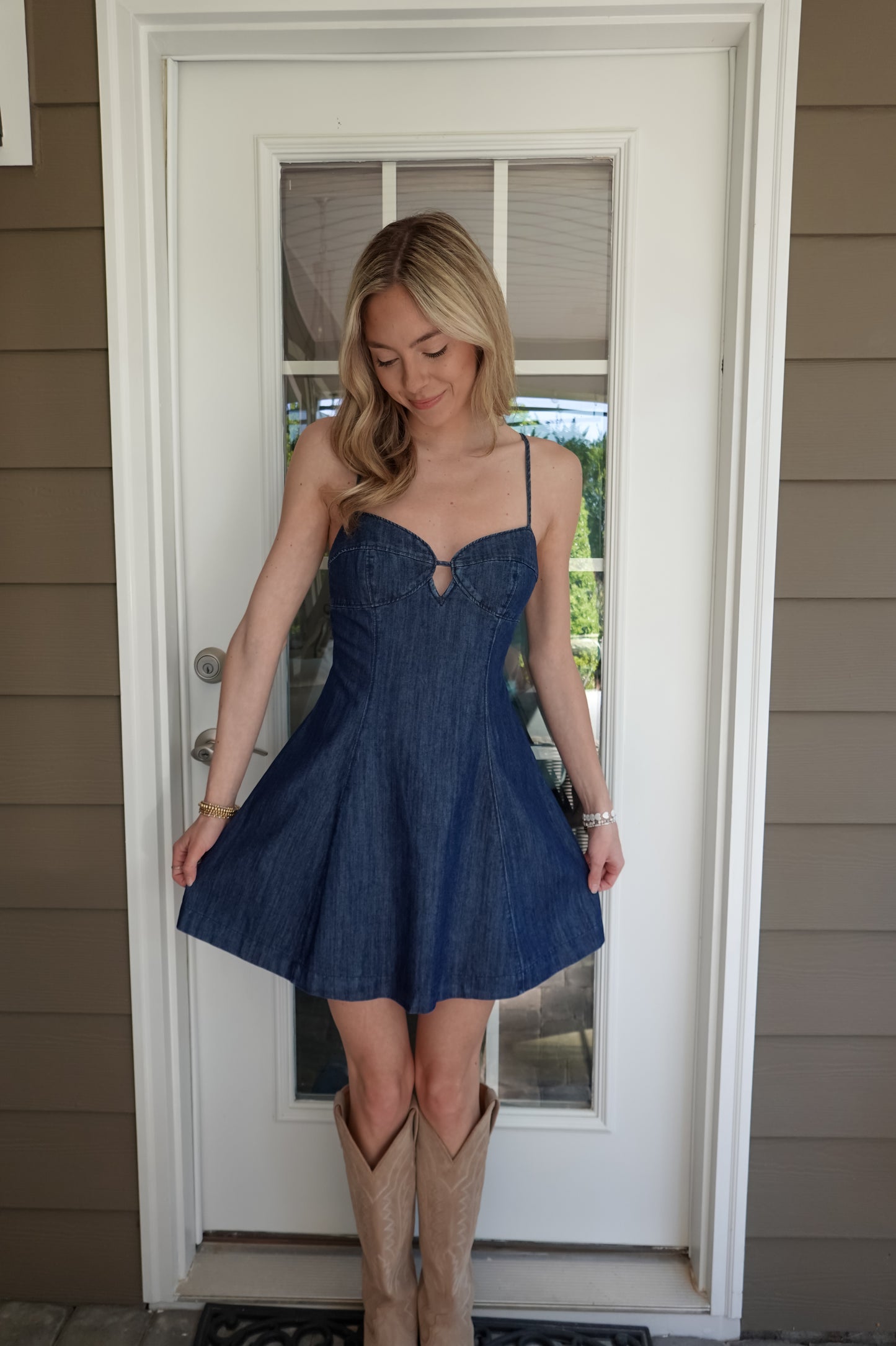 Emilia Denim Mini Dress