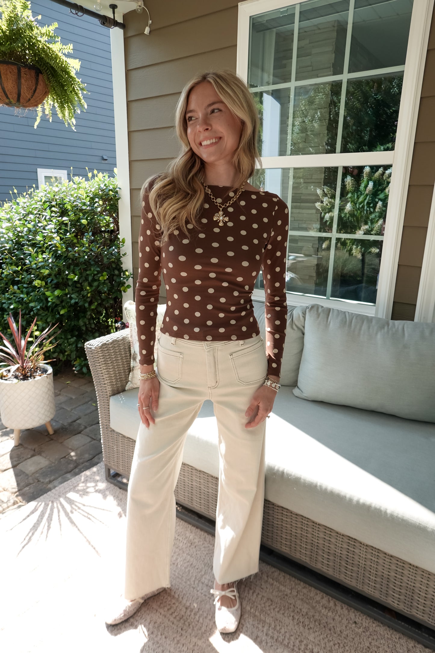 Posie Polka Dot Long Sleeve