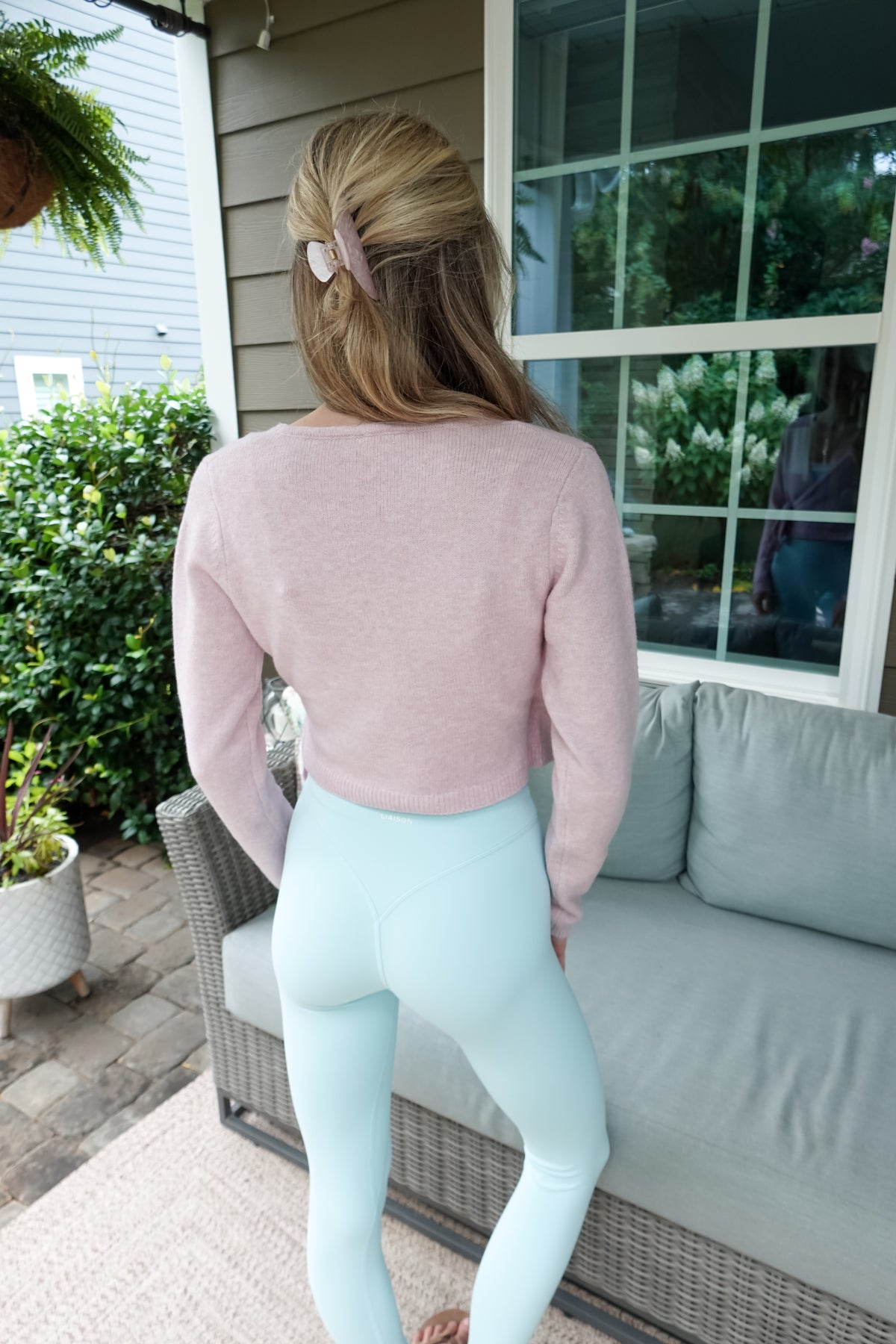 Kacey Blush Wrap Top