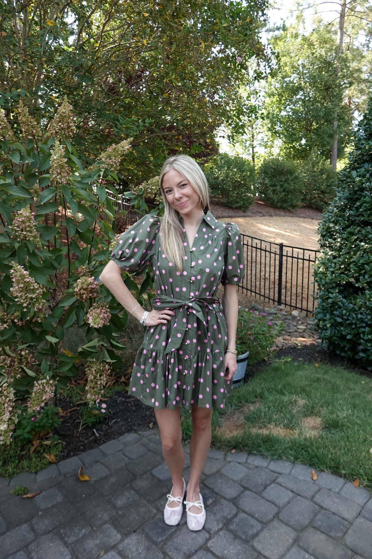 Carolina Polka Dot Mini Dress