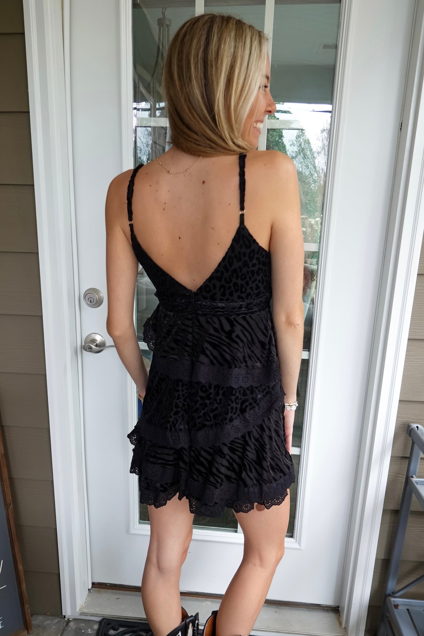 Alana Animal Print Dress