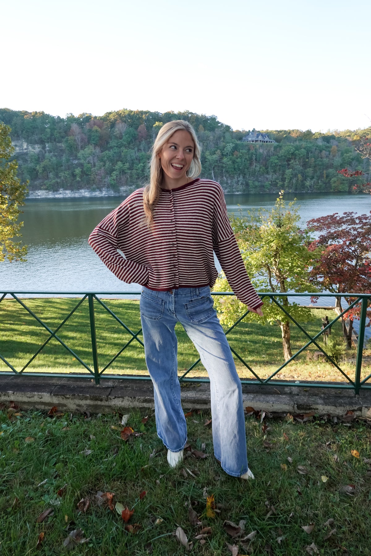 Demi Striped Cardigan