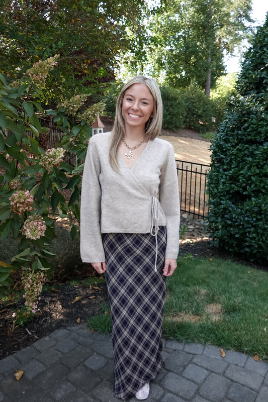 Nia Wrap Top