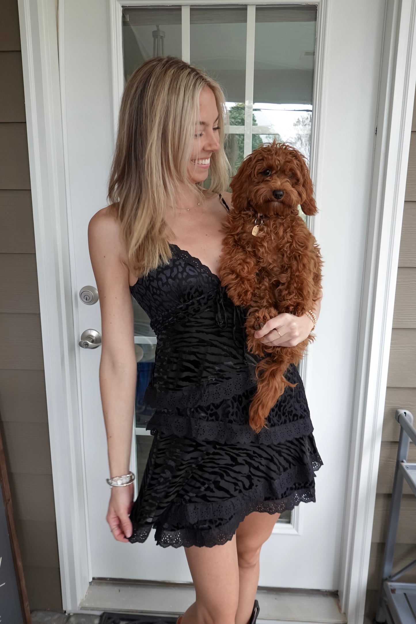 Alana Animal Print Dress