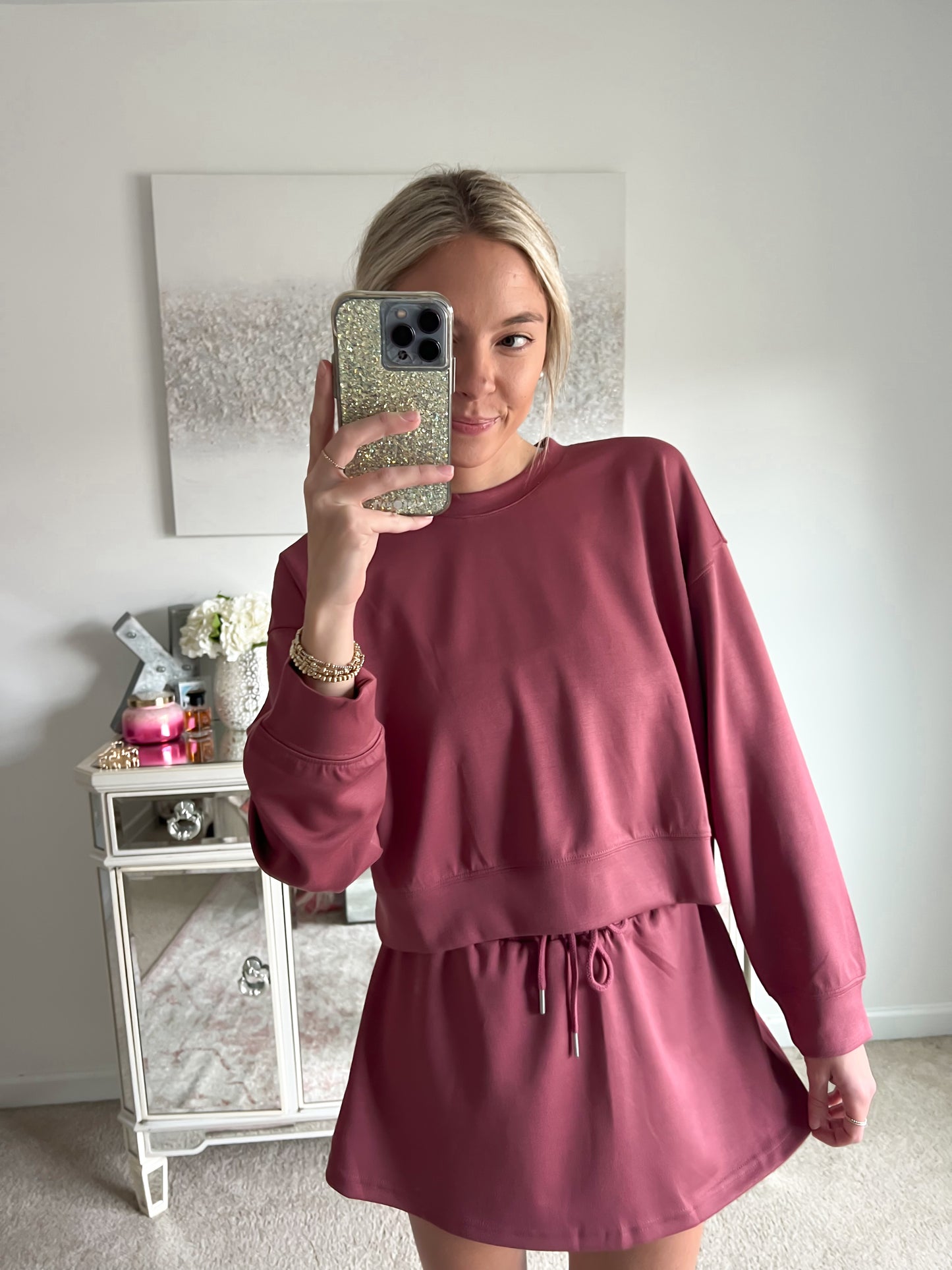 Lula Sweatshirt Skort Set