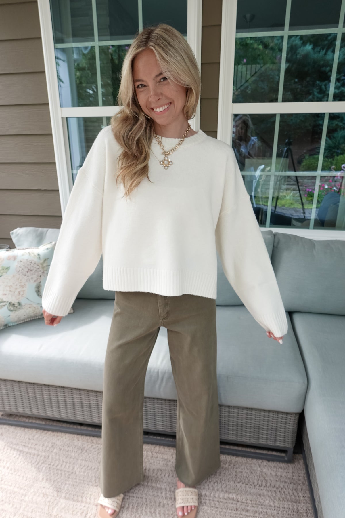 Zoe Straight Wide Leg Pants
