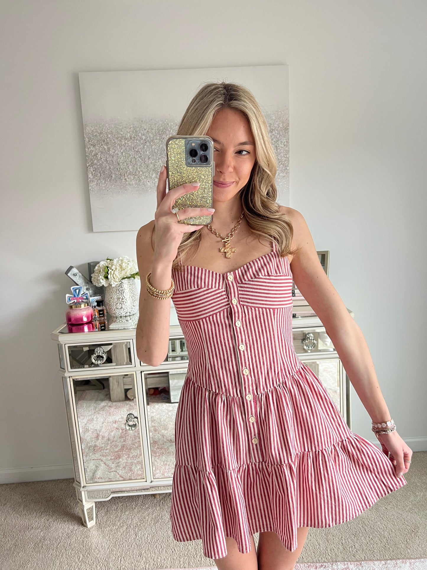 Hadley Striped Mini Dress