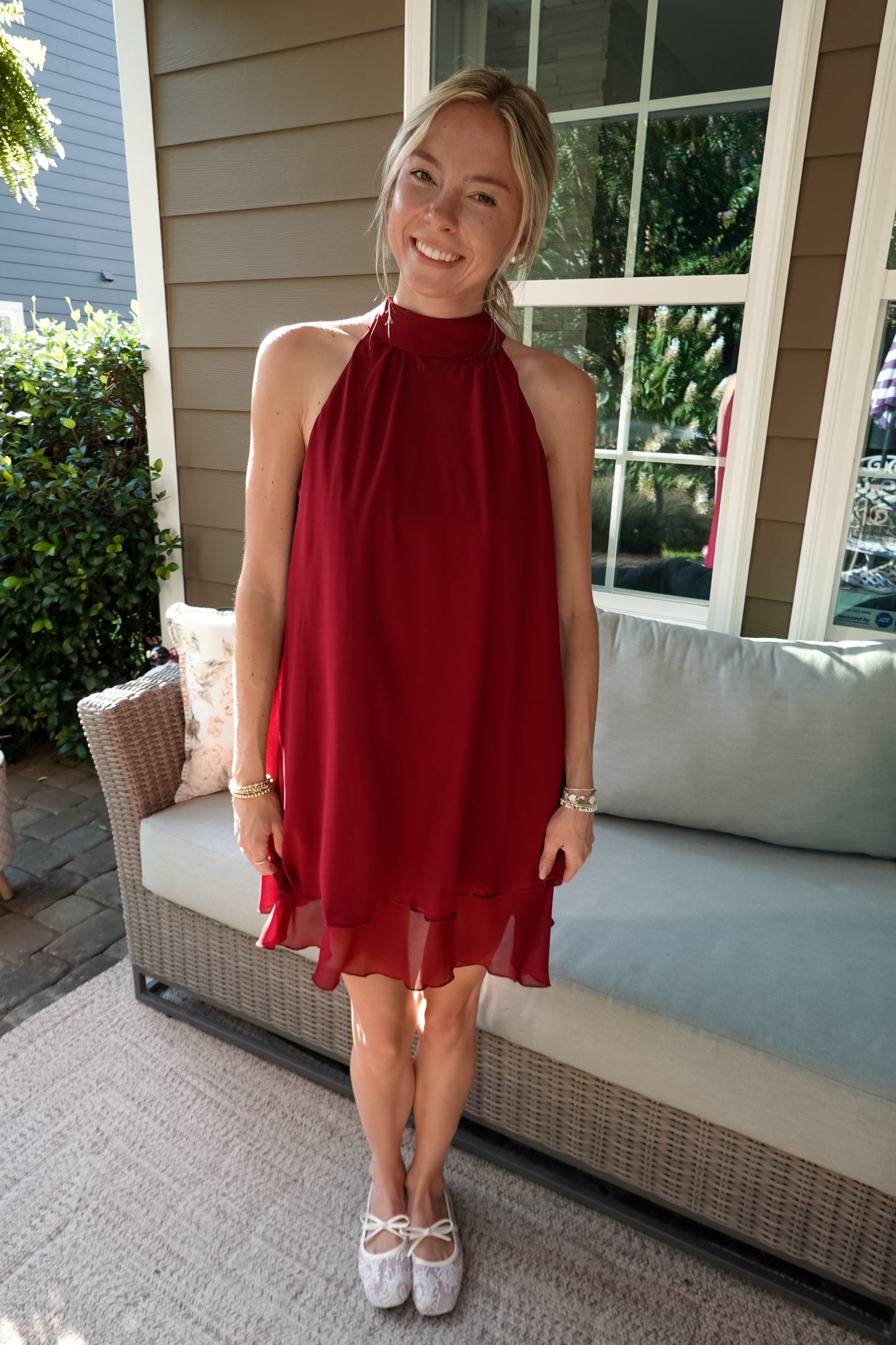 Hadley Halter Neck Mini Dress