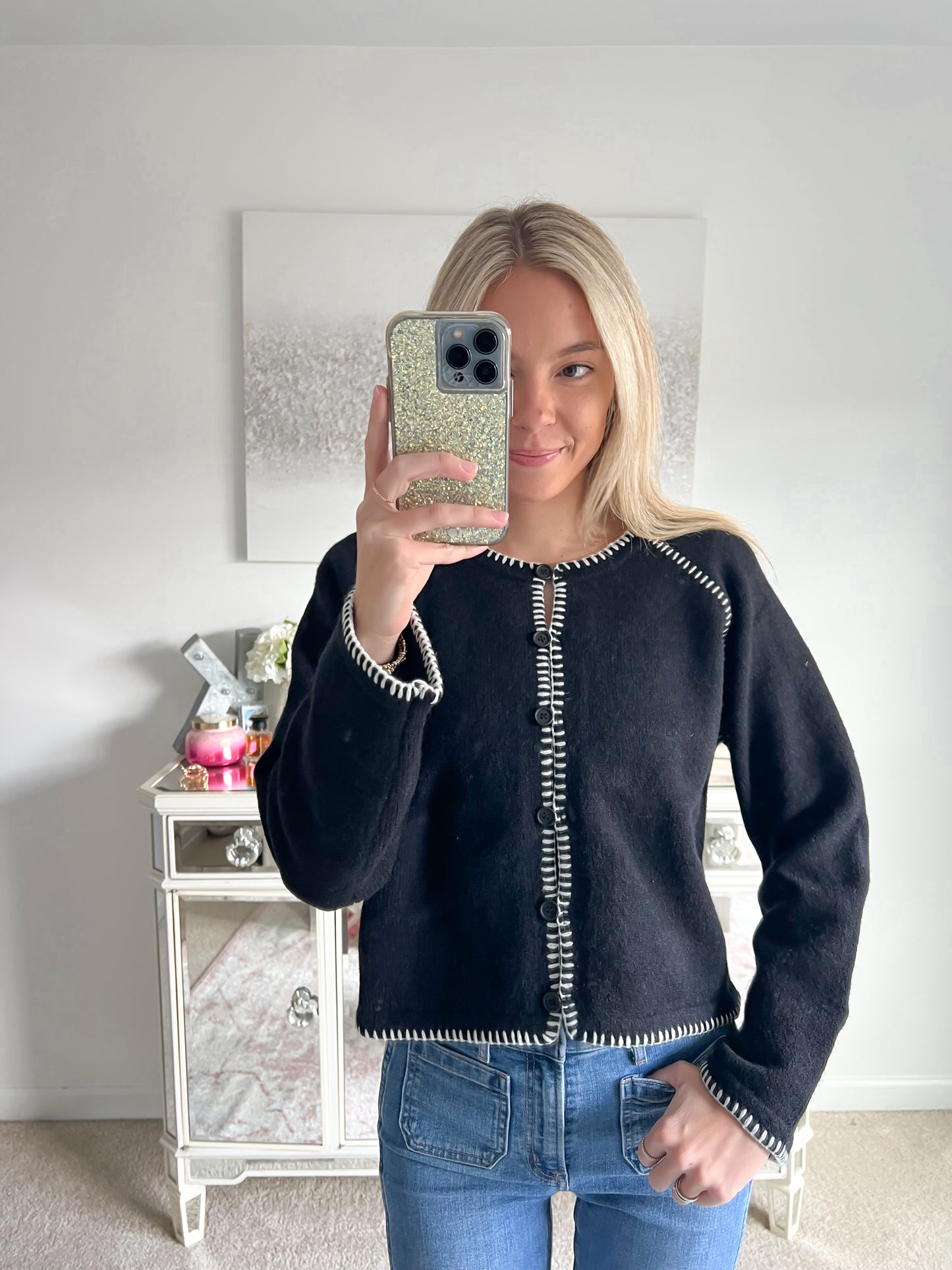 Eliza Blanket Stitch Cardigan