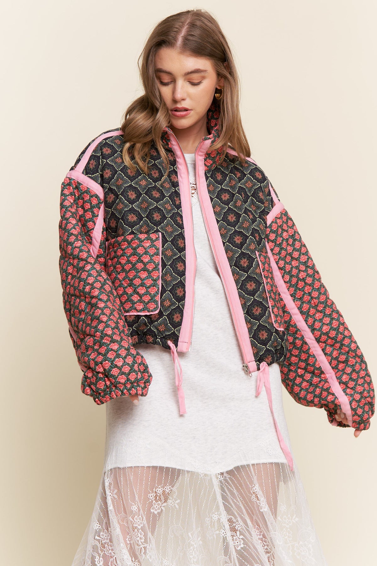 Kali Patchwork Quilted Jacket