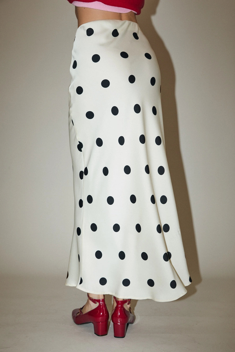 Parker Polka Dot Midi Skirt