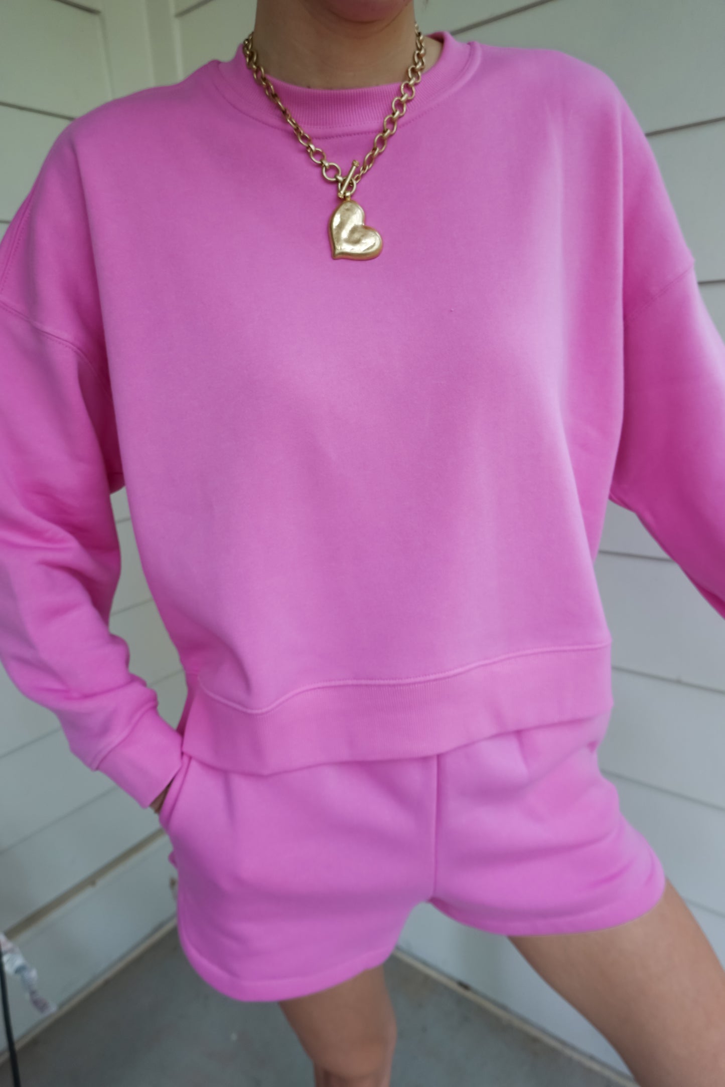 Carlie Short Sweat Set