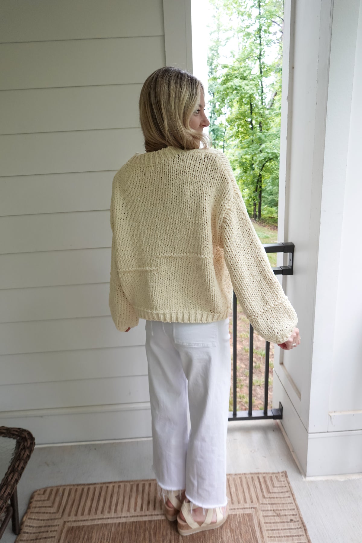 Cal Chunky Knit Yellow Sweater