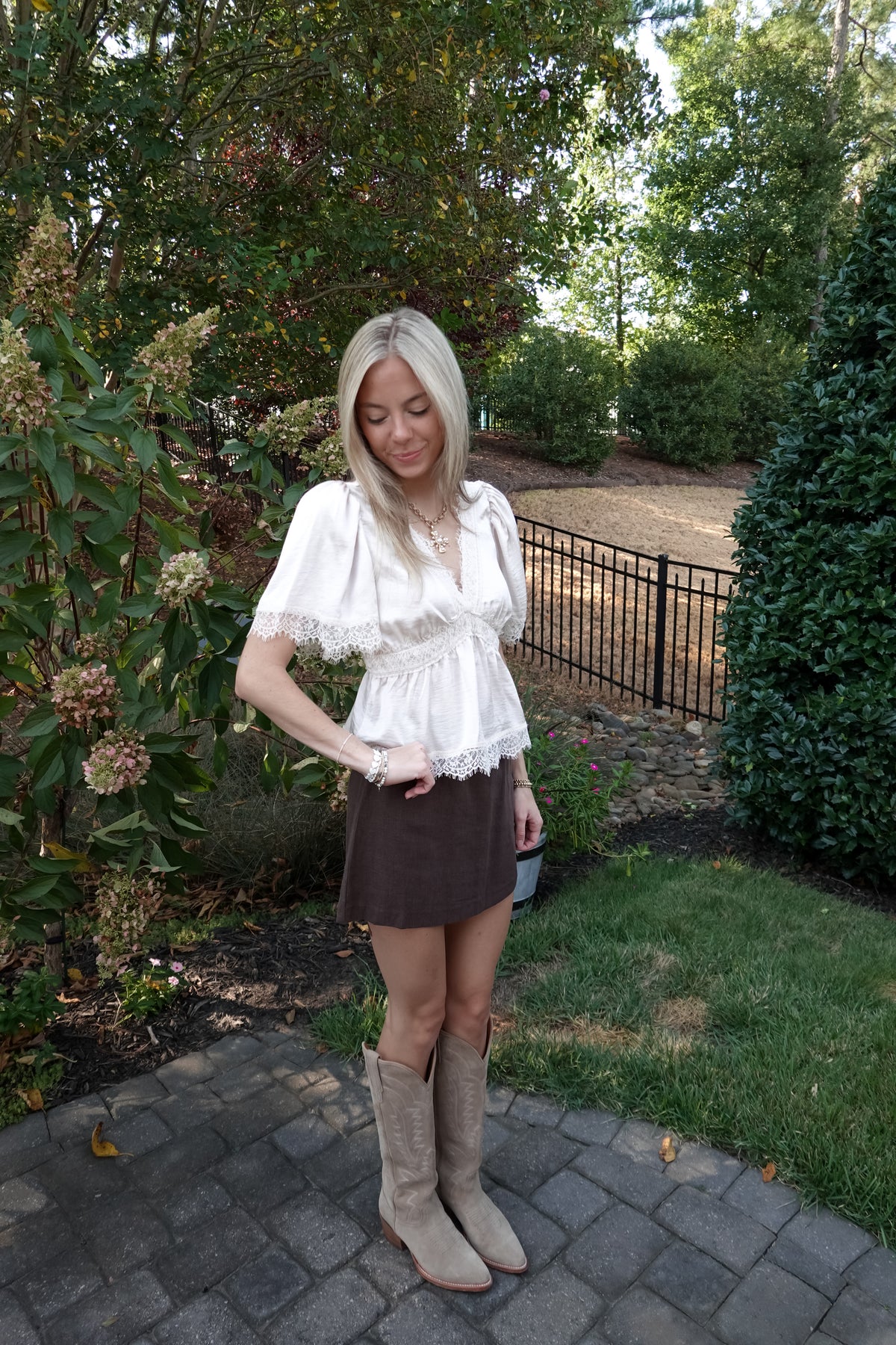 Natalie Champagne Top