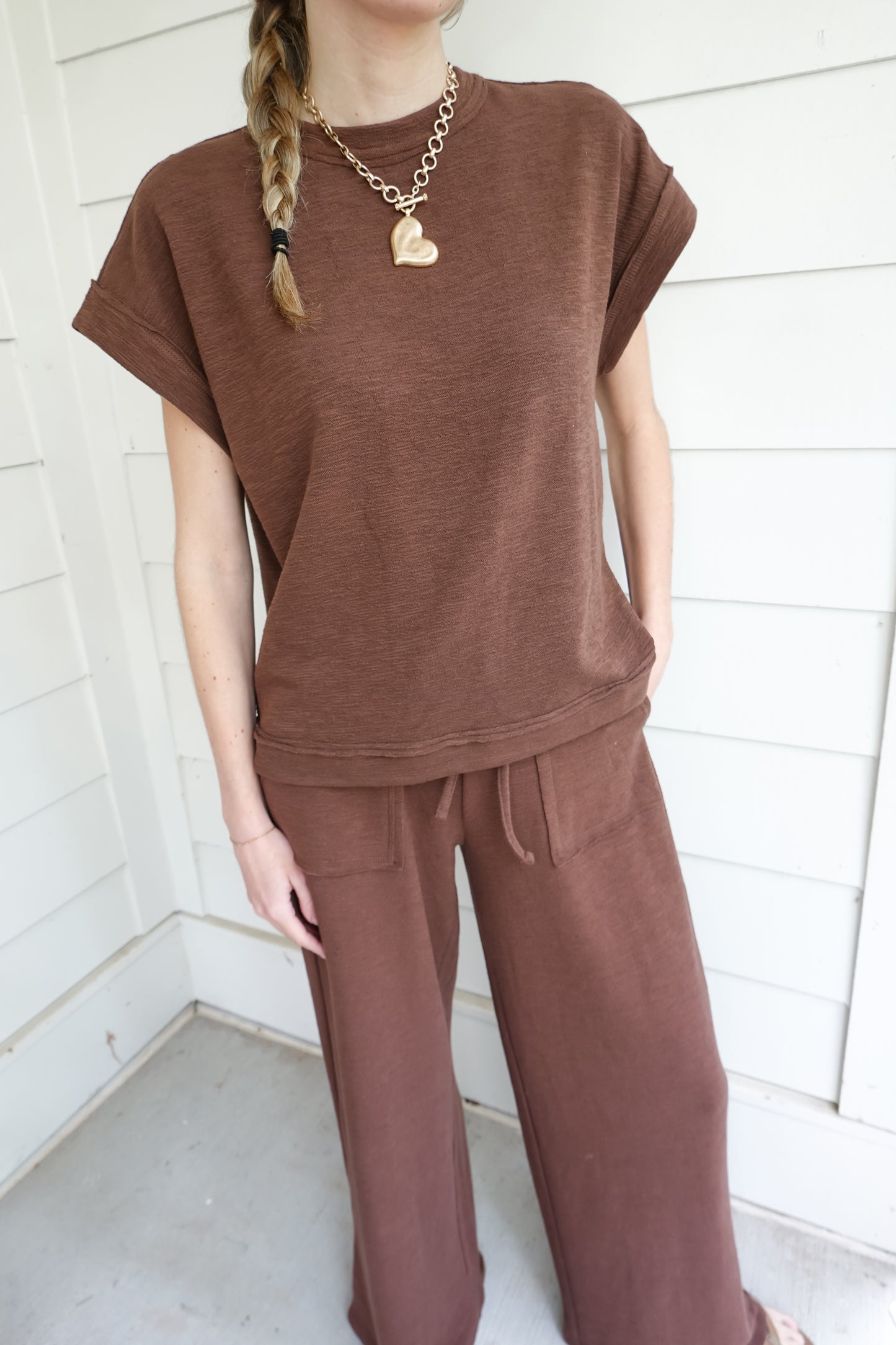 Blair Brown Matching Pant Set