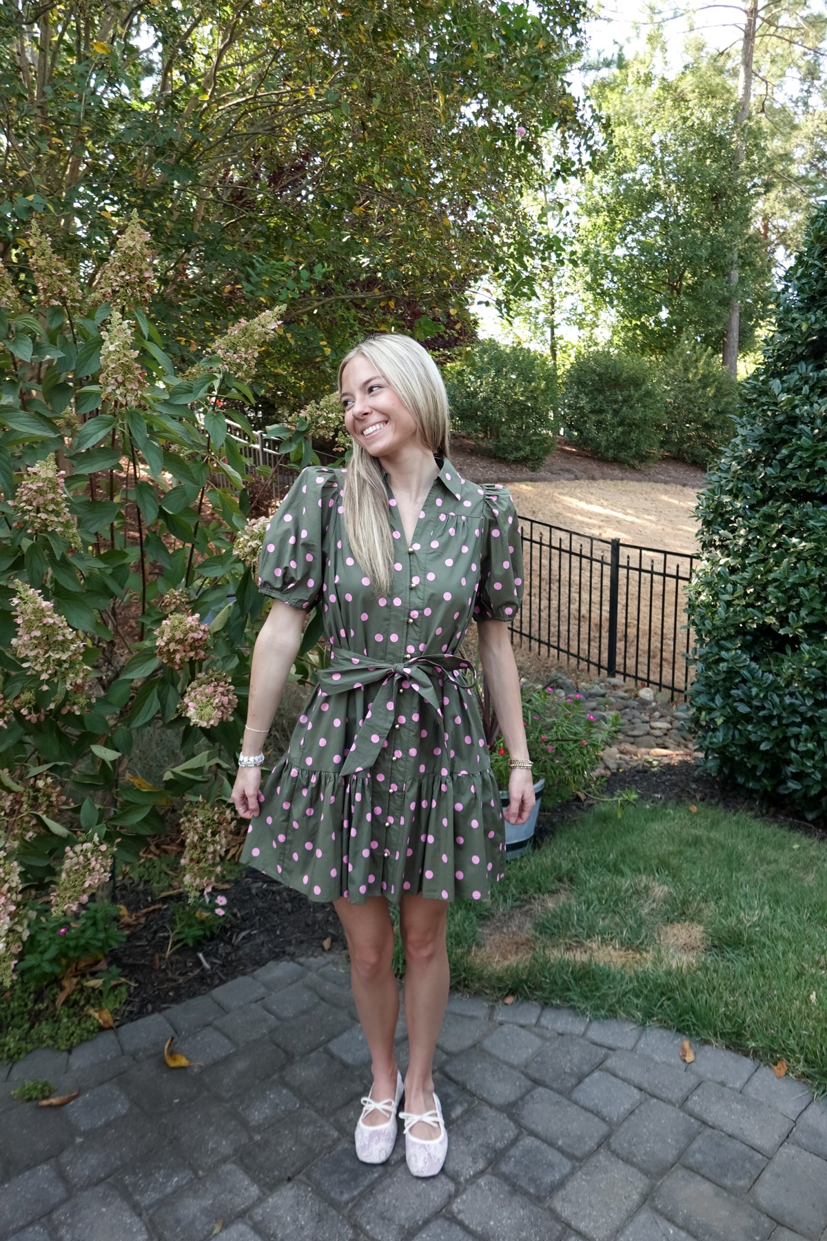 Carolina Polka Dot Mini Dress
