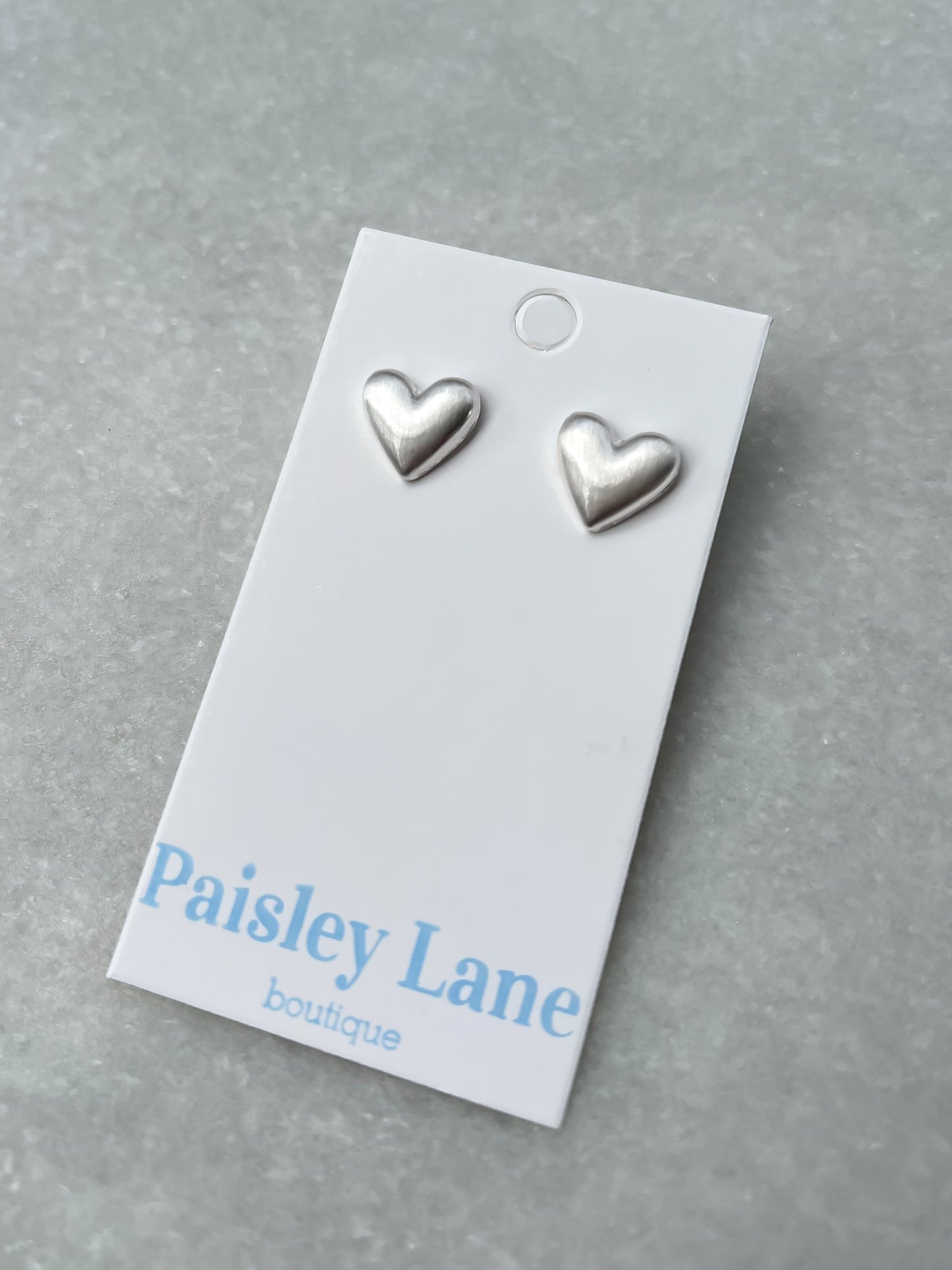 Heart Stud Earrings