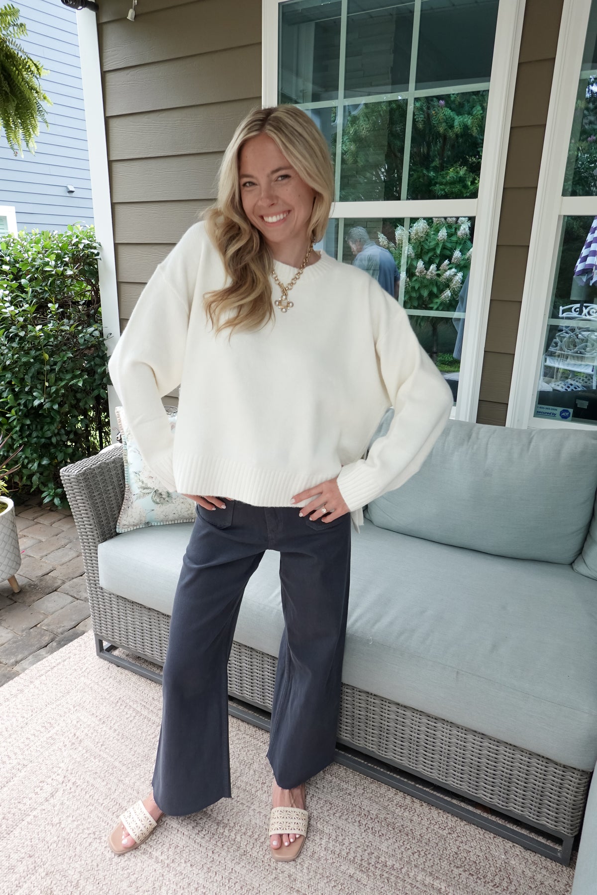 Zoe Straight Wide Leg Pants