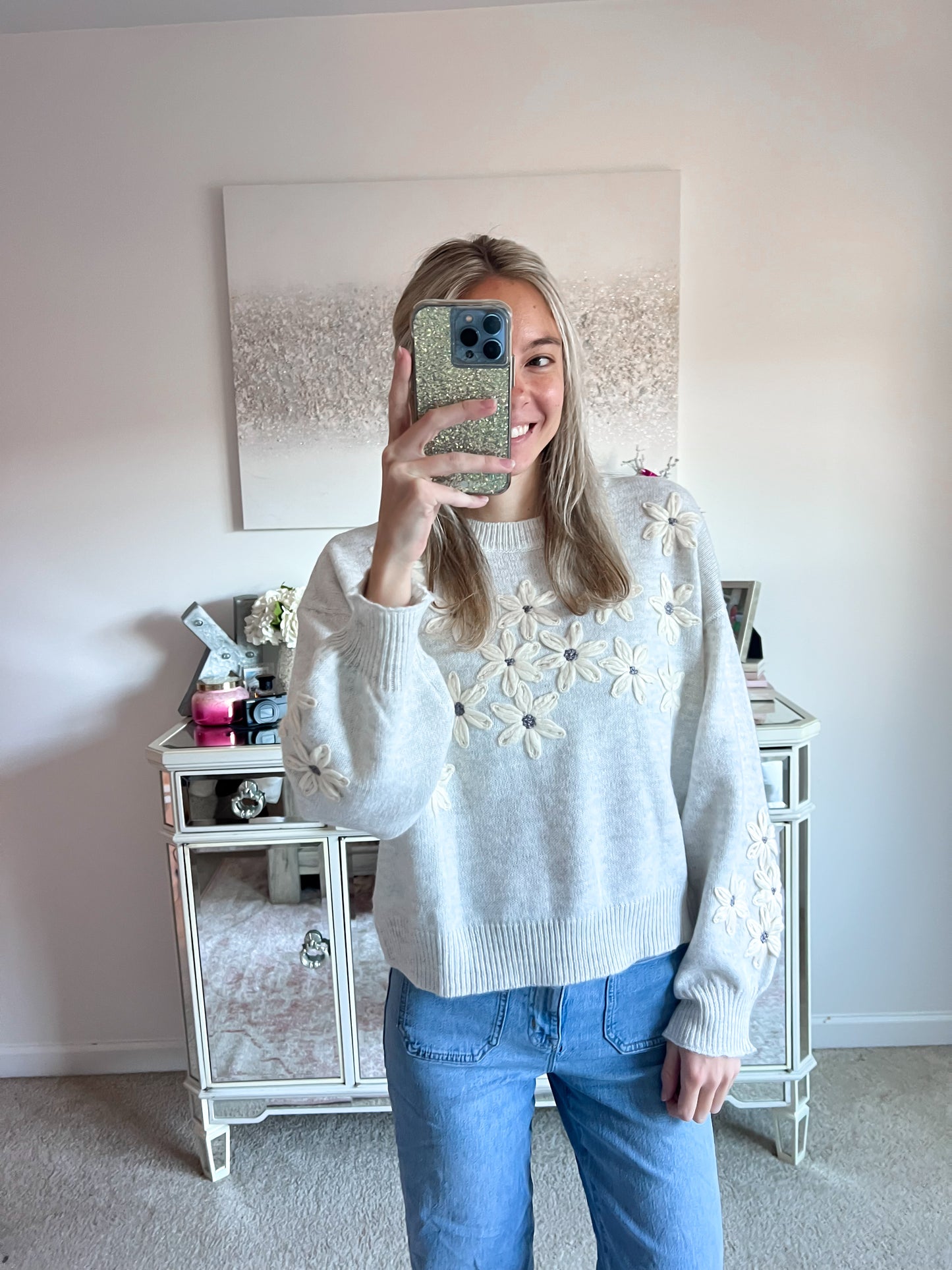 Millie Floral Sweater