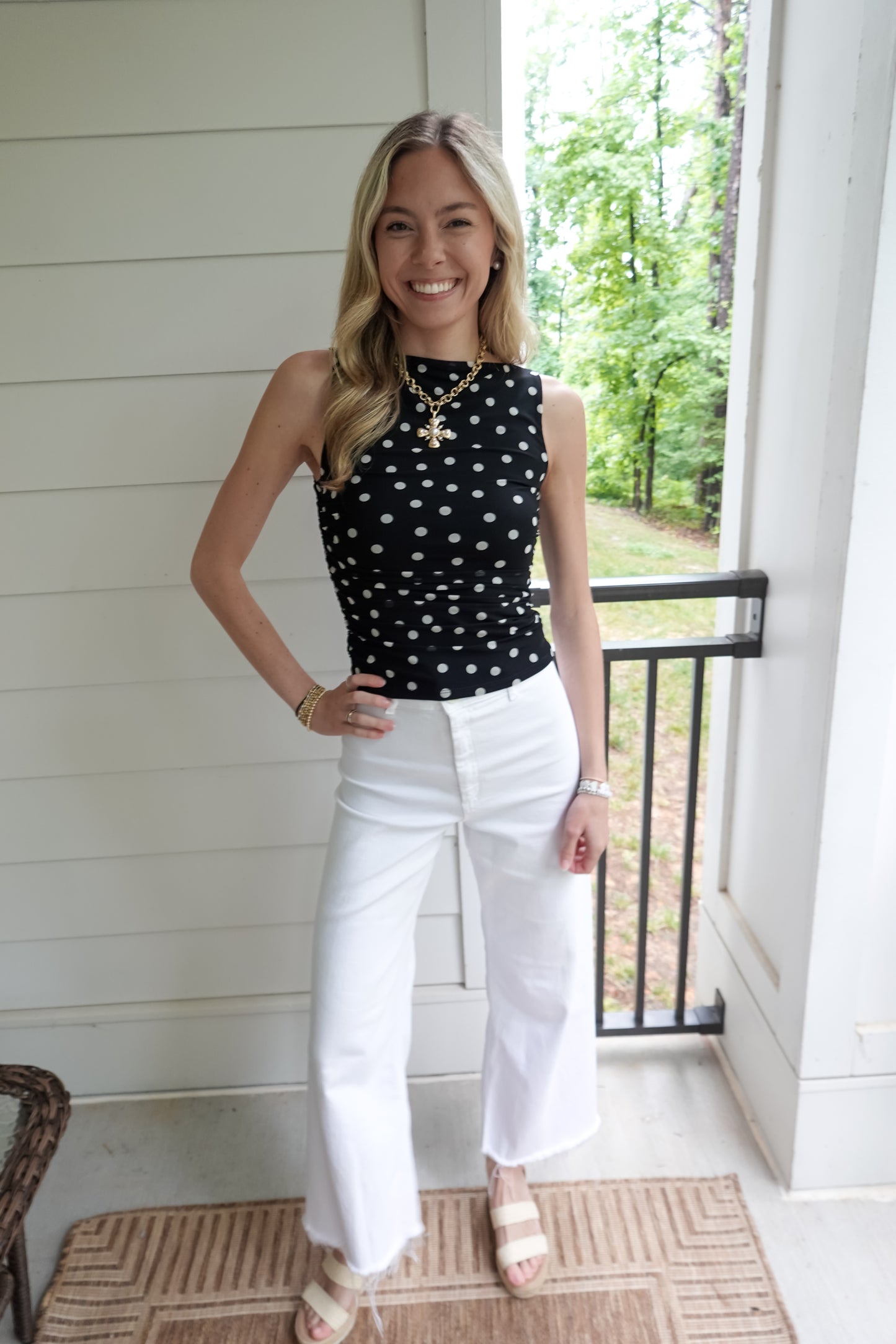 Gianna Polka Dot Tank