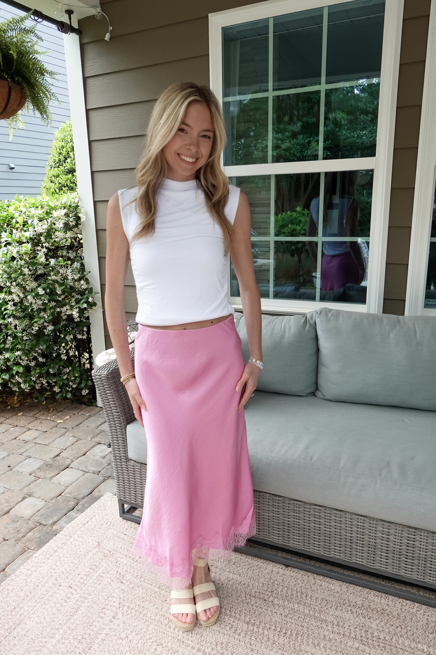 Layne Lace Midi Skirt